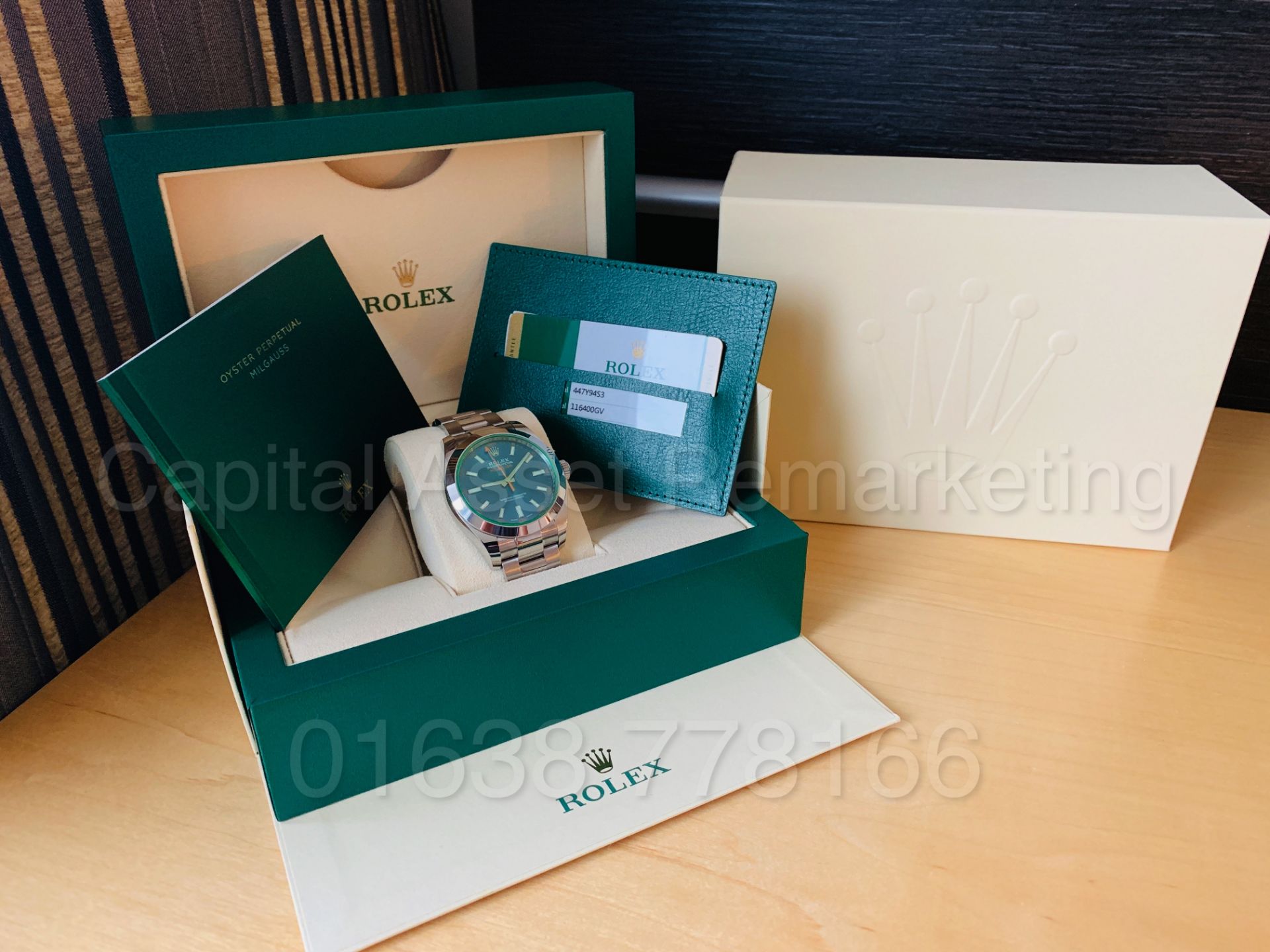 ROLEX MILGAUSS 40MM (BRAND NEW / UN-WORN - 2019) *GENUINE ROLEX TIMEPIECE* (BOX & WARRANTY CARD) - Image 10 of 12