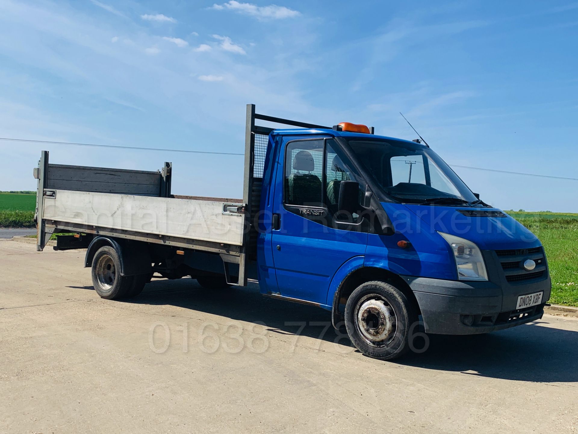 FORD TRANSIT 115 T350EF RWD *LWB - DROPSIDE TRUCK* (2008) '2.4 TDCI - 115 BHP - 6 SPEED' (3500 KG)