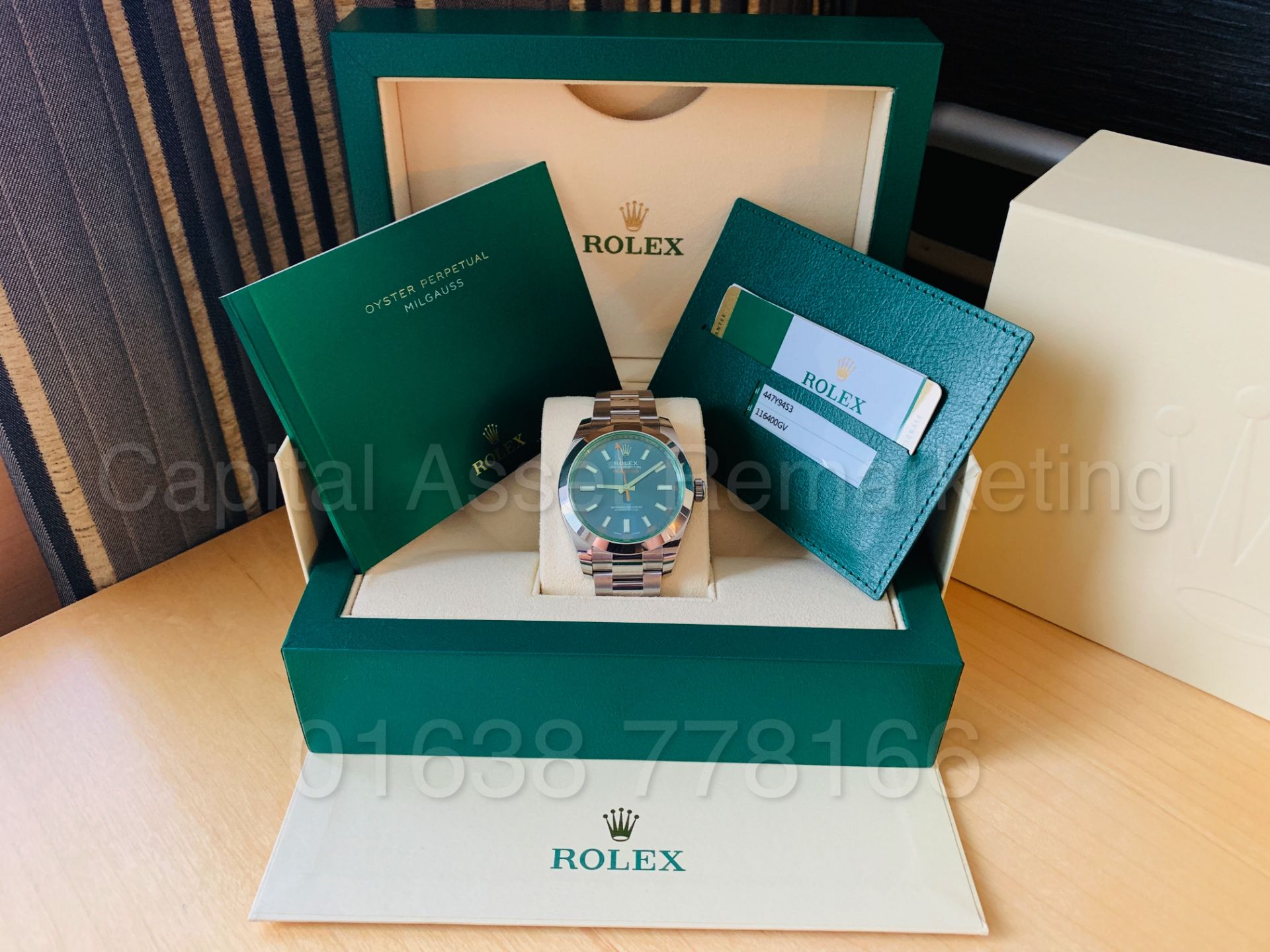 ROLEX MILGAUSS 40MM (BRAND NEW / UN-WORN - 2019) *GENUINE ROLEX TIMEPIECE* (BOX & WARRANTY CARD) - Image 8 of 12