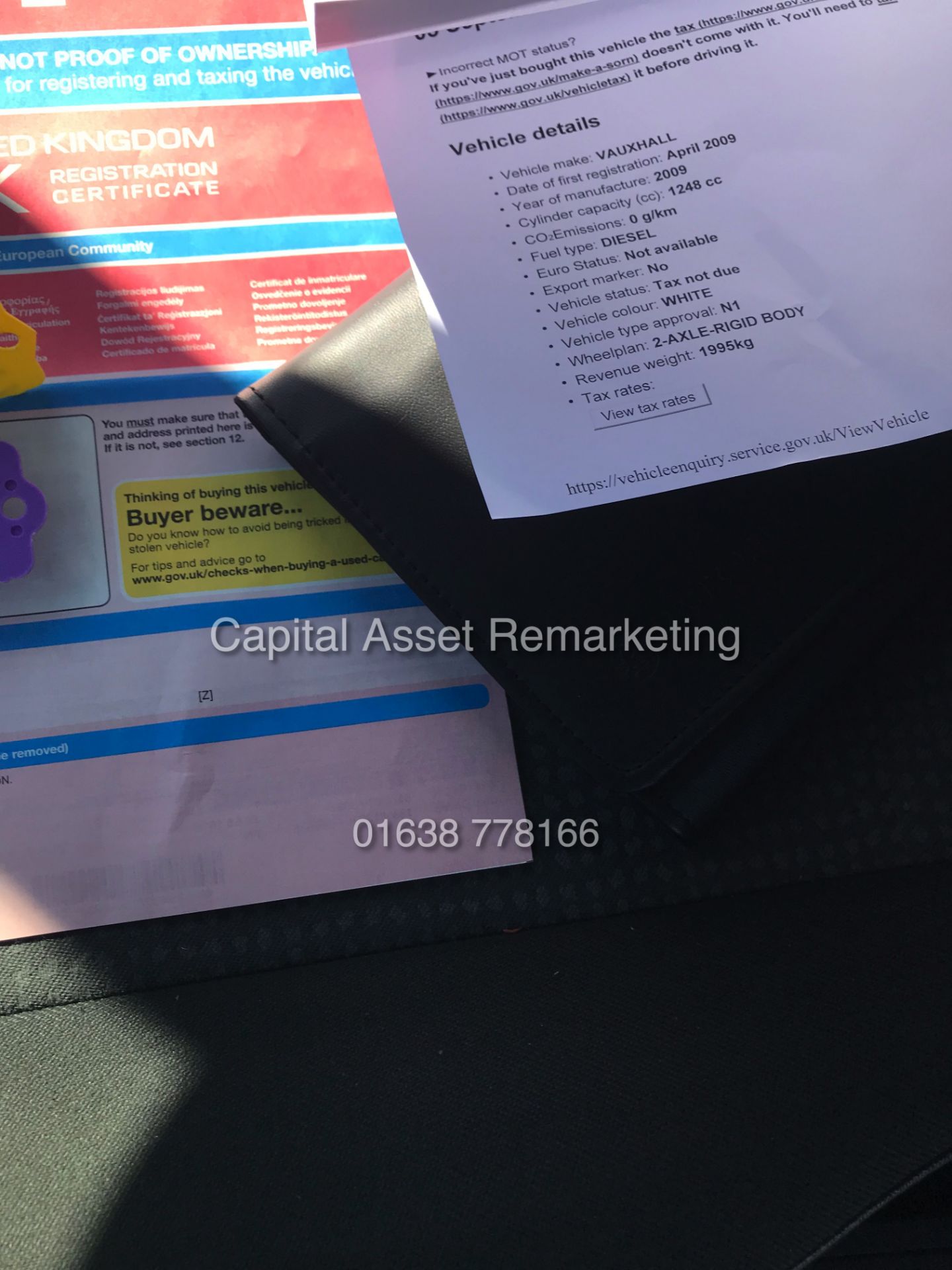 ON SALE VAUXHALL COMBO 2000 CDTI (09 REG) 1 OWNER FSH *AIR CON* SIDE LOADING DOOR - Image 18 of 19