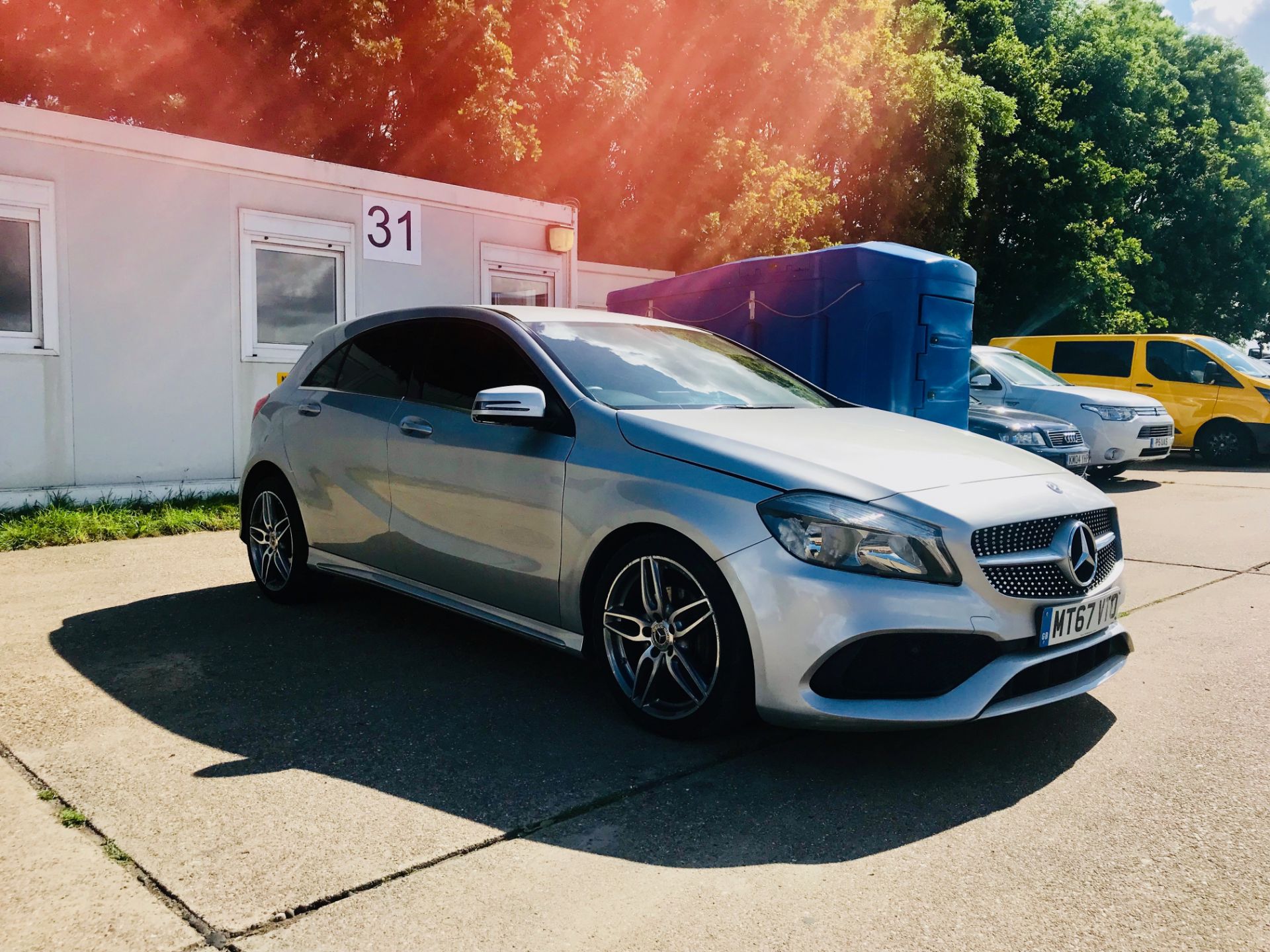 ON SALE MERCEDES A200d "AMG LINE" AUTO - 2018 MODEL - SAT NAV - LEATHER - HUGE SPEC - START / STOP - Image 2 of 15