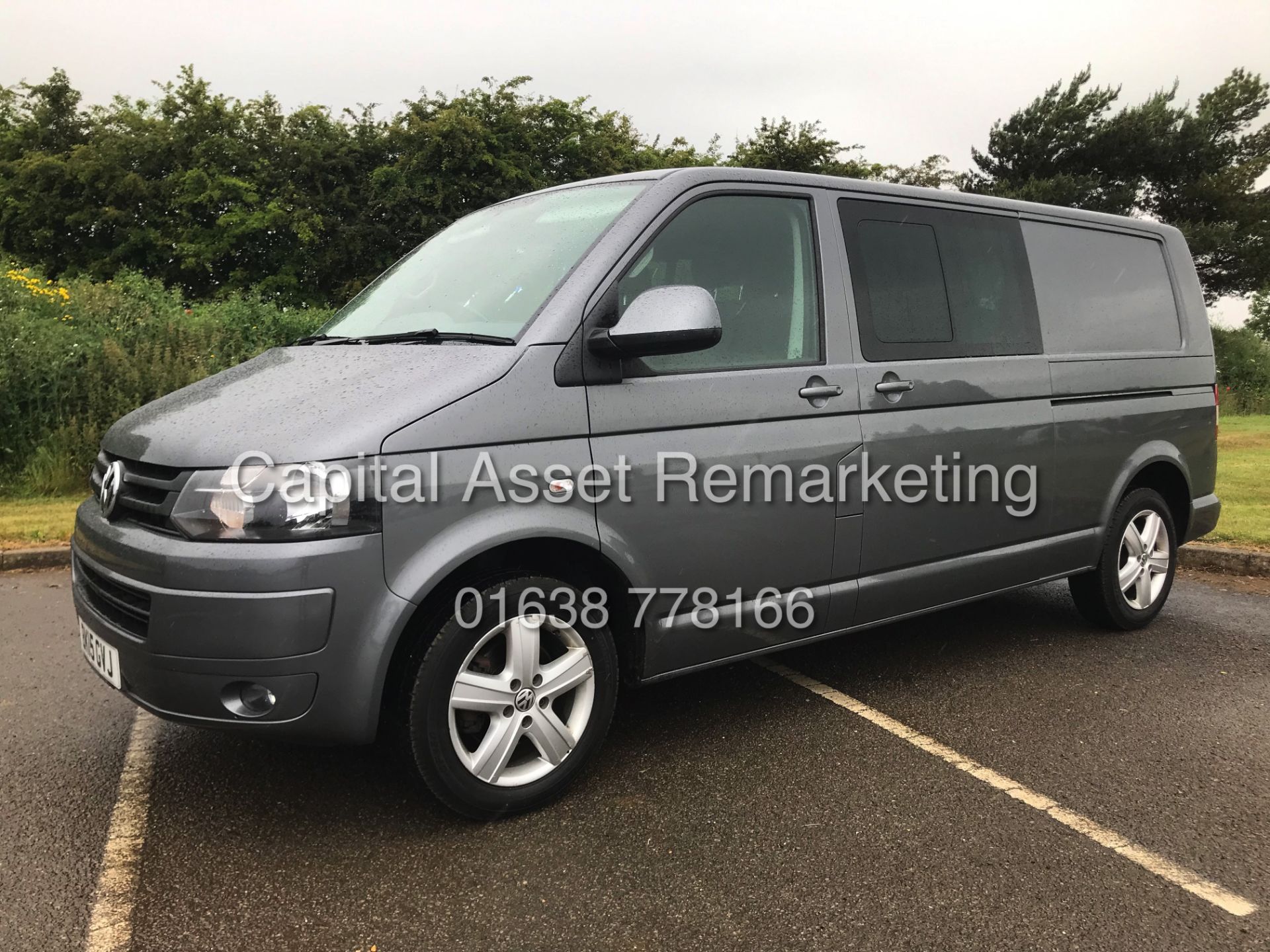 VOLKSWAGEN TRANSPORTER "HIGHLINE" 6 SEATER DUAL LINER LWB (15 REG) 1 OWNER WITH HISTORY *AIR CON*