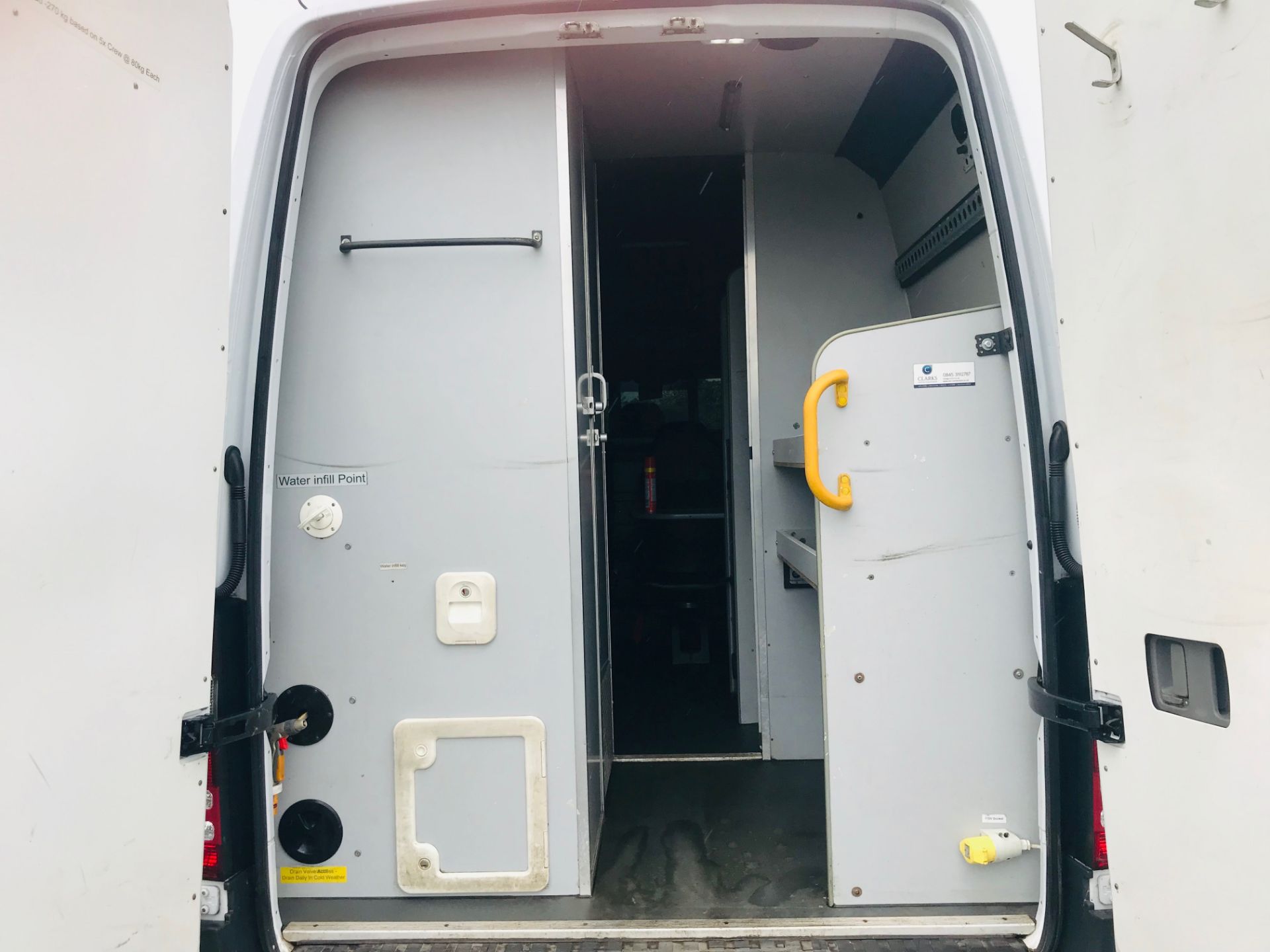 MERCEDES SPRINTER 313CDI MWB - MESSING UNIT / WELFARE VAN - TOILET - BOILER - MICROWAVE - 2015 REG - Image 7 of 29