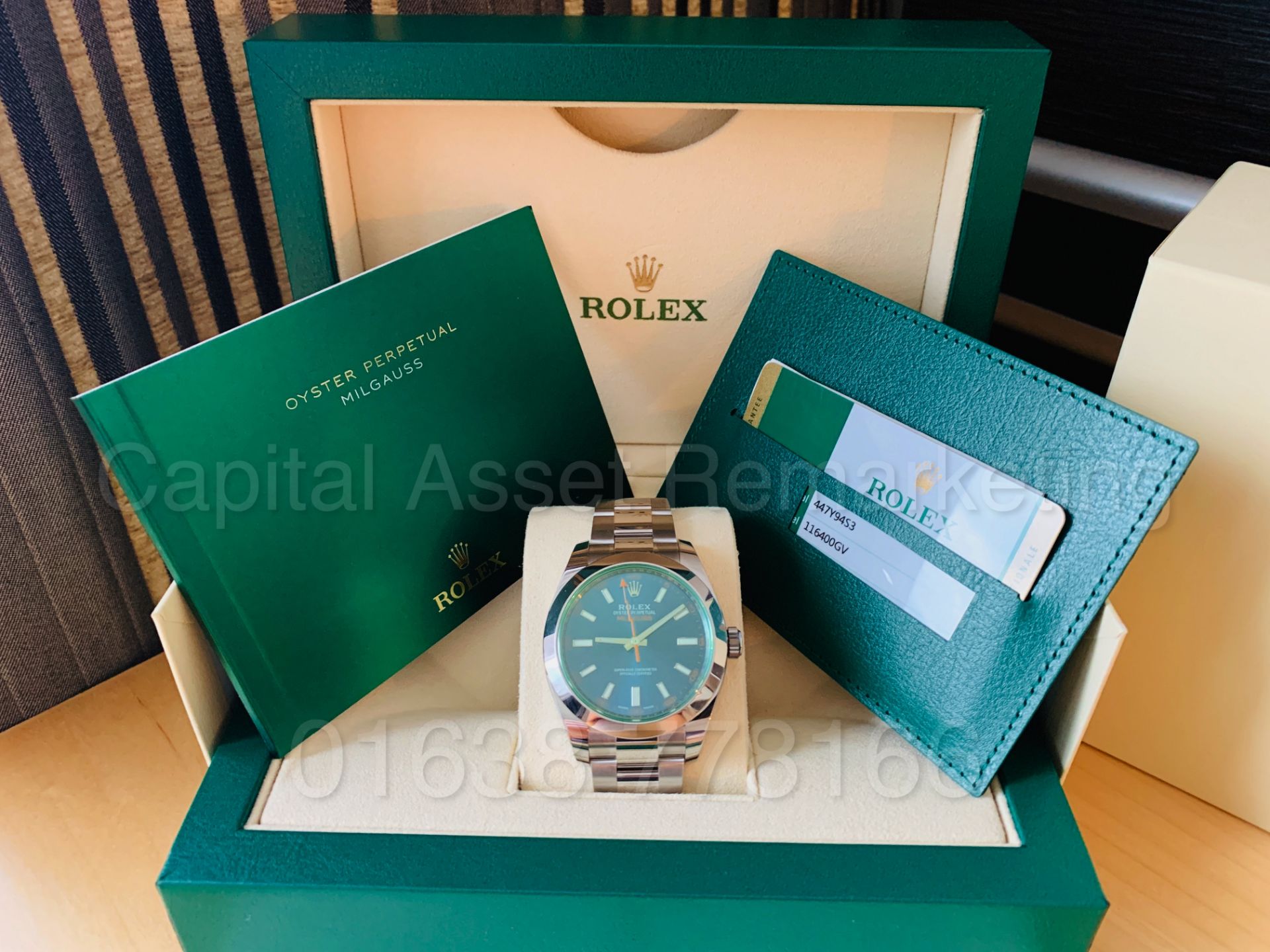 (On Sale) ROLEX MILGAUSS 40MM (BRAND NEW / UN-WORN - 2019) *GENUINE ROLEX* (BOX & WARRANTY CARD) - Image 9 of 12