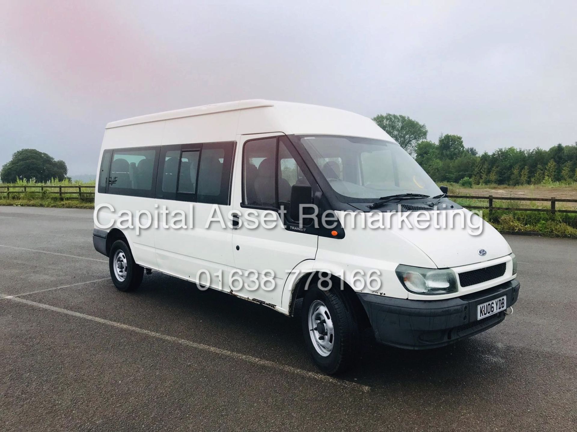 FORD TRANSIT 2.4TDCI T350 LWB - 15 SEATER MINIBUS (06 REG) 115BHP - 1 OWNER - Image 3 of 19