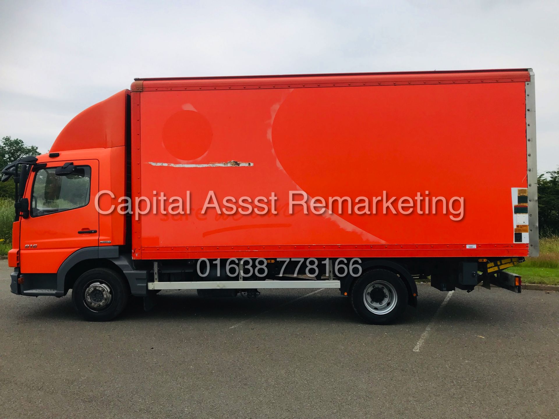 ON SALE MERCEDES ATEGO 816 (2009) 18 FOOT BODY WITH TAIL LIFT - 1 OWNER *ONY 92,000 MILES FROM NEW* - Image 2 of 15