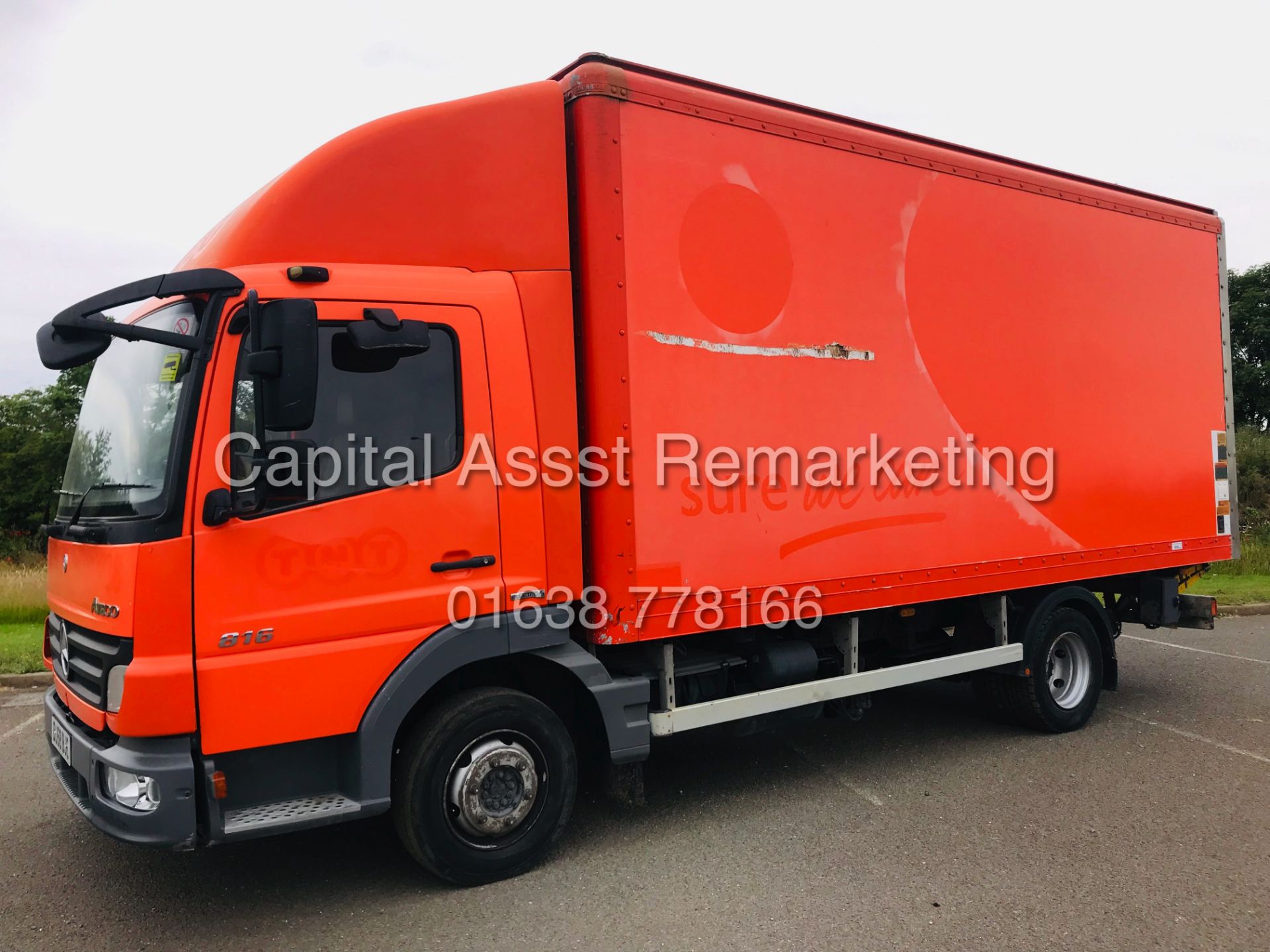 ON SALE MERCEDES ATEGO 816 (2009) 18 FOOT BODY WITH TAIL LIFT - 1 OWNER *ONY 92,000 MILES FROM NEW*