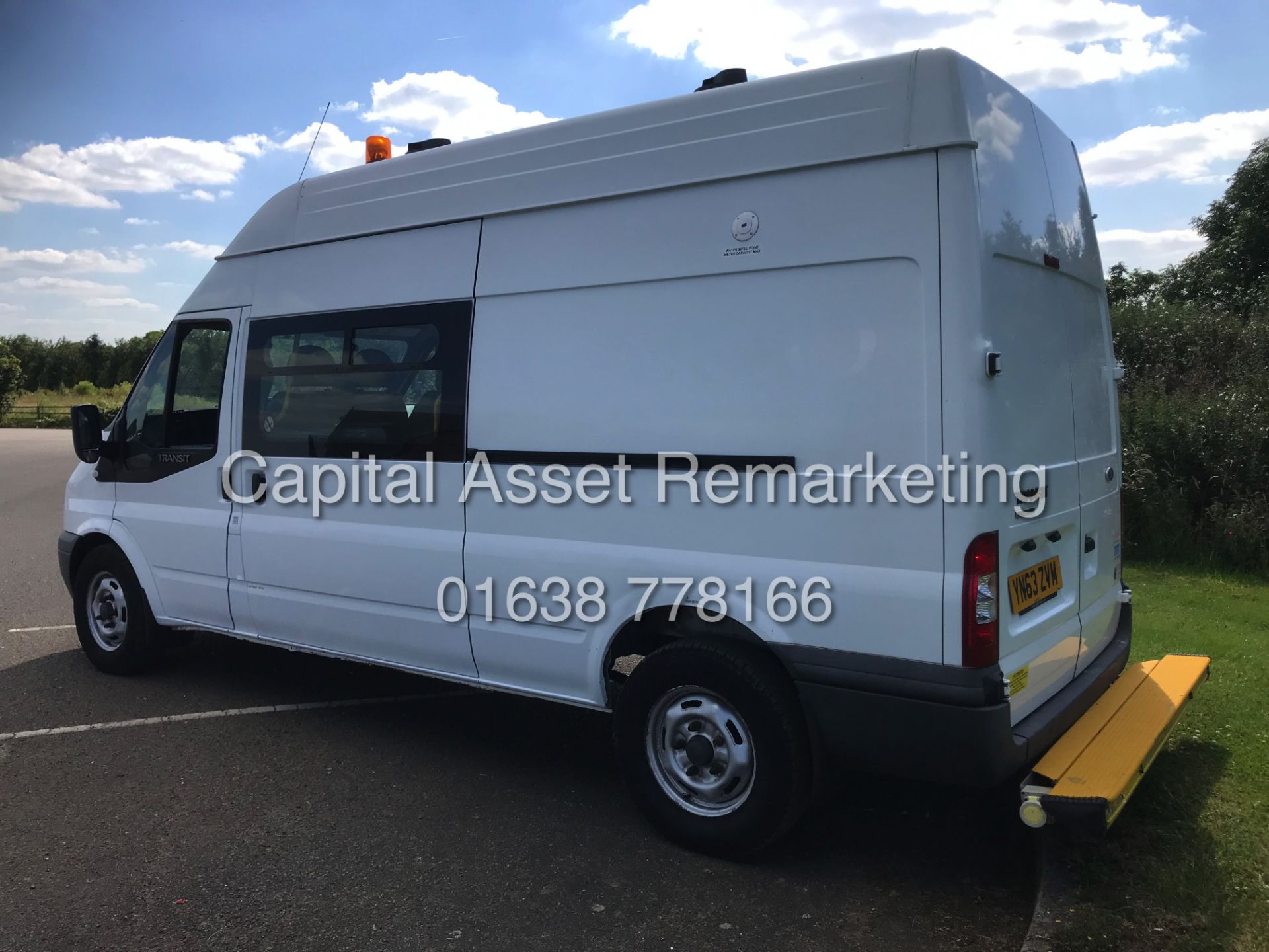 ON SALE FORD TRANSIT 2.2TDCI T350 LWB (2014 MODEL) FULL MESSING UNIT - 1 OWNER CLARKES CONVERSION - Image 3 of 16