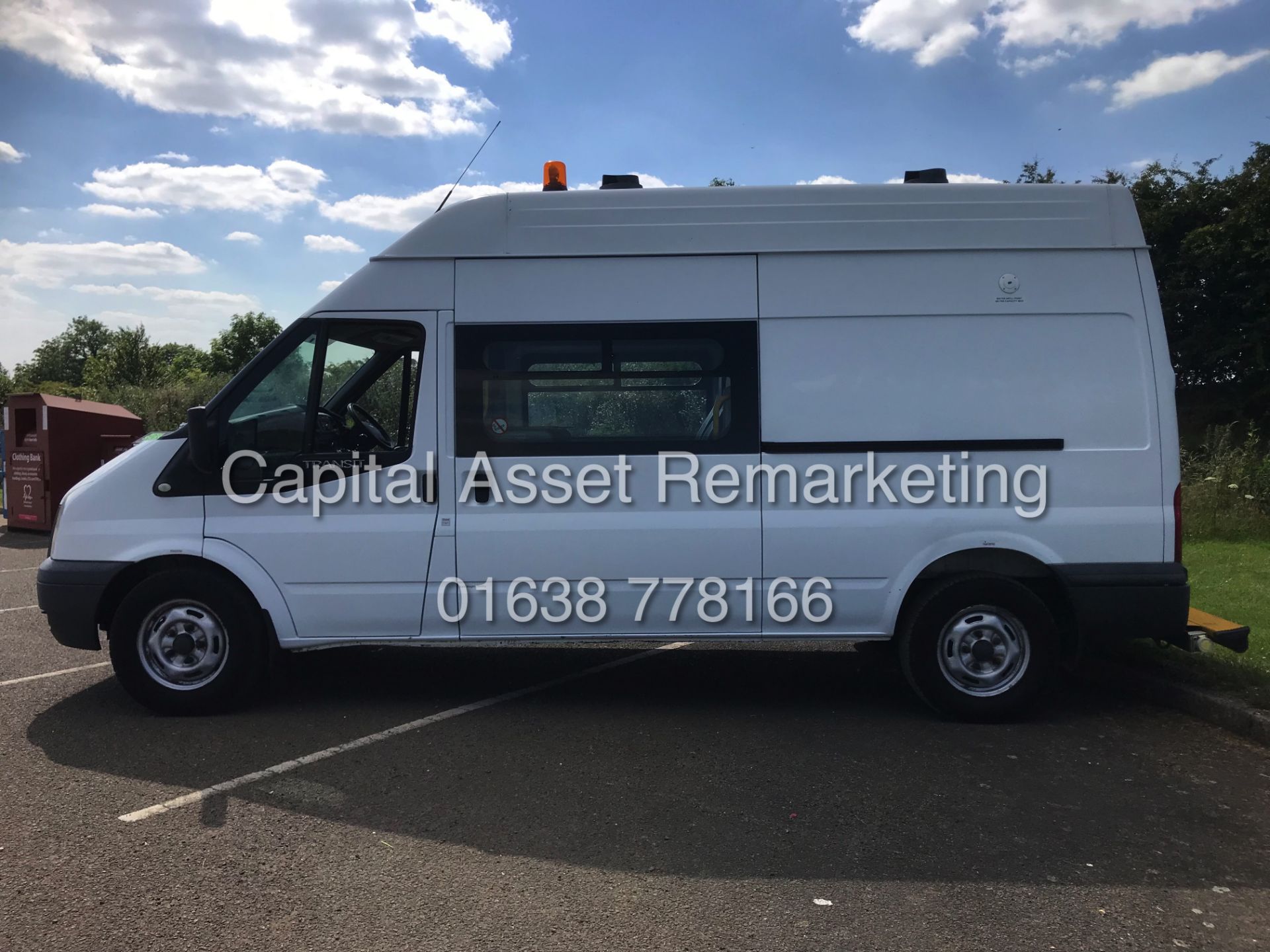 ON SALE FORD TRANSIT 2.2TDCI T350 LWB (2014 MODEL) FULL MESSING UNIT - 1 OWNER CLARKES CONVERSION - Image 4 of 16