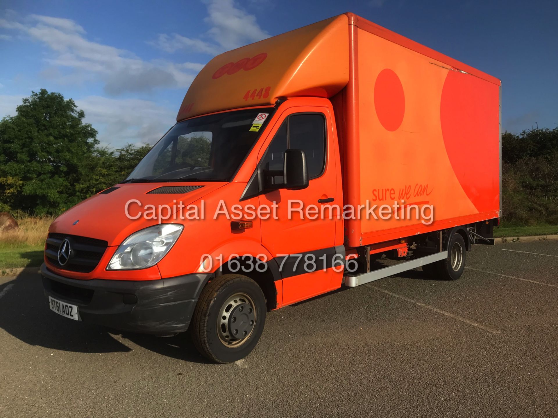 MERCEDES SPRINTER 513CDI "130BHP - 6 SPEED MANUAL" LWB TWIN WHEELS (2012 MODEL) 1 OWNER - 15FT LUTON