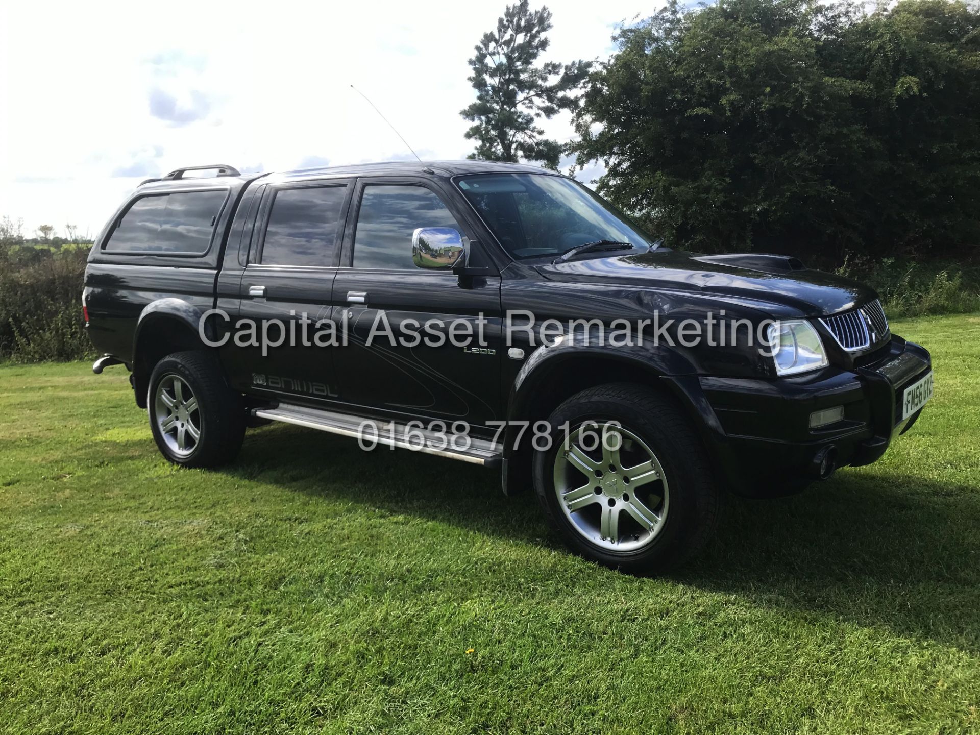 MITSUBISHI L200 2.5DI-D "ANIMAL - BLACK EDITION" D/C PICK-UP (2007) FULL LEATHER -AIR CON *NO VAT* - Image 2 of 28