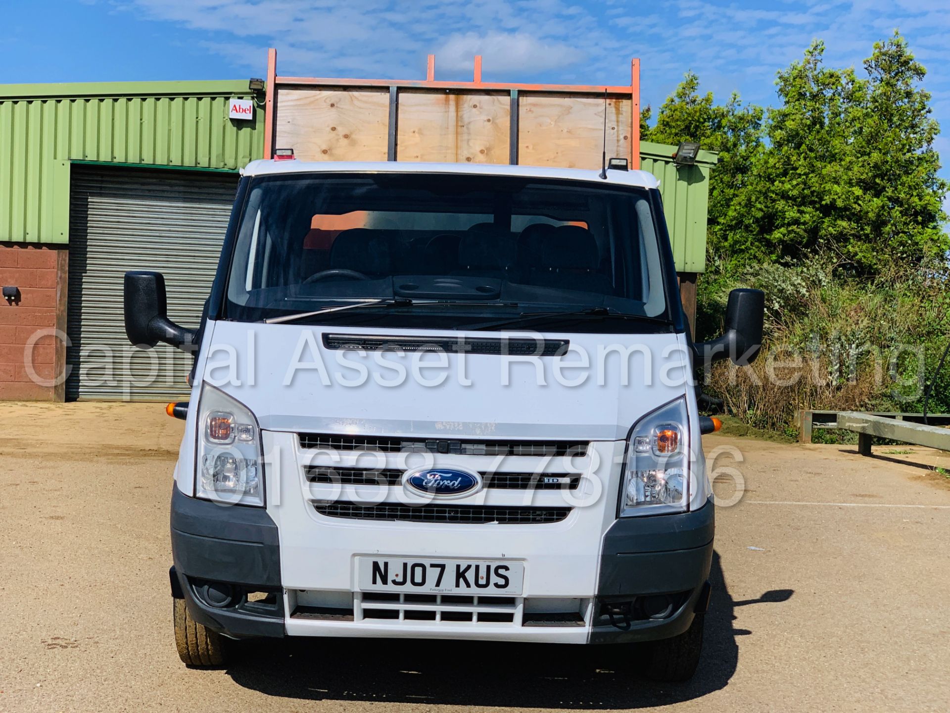 FORD TRANSIT 100 T350L RWD *6 SEATER D/CAB TIPPER* (2007) '2.4 TDCI - 100 BHP - 5 SPEED' (NO VAT) - Image 7 of 39