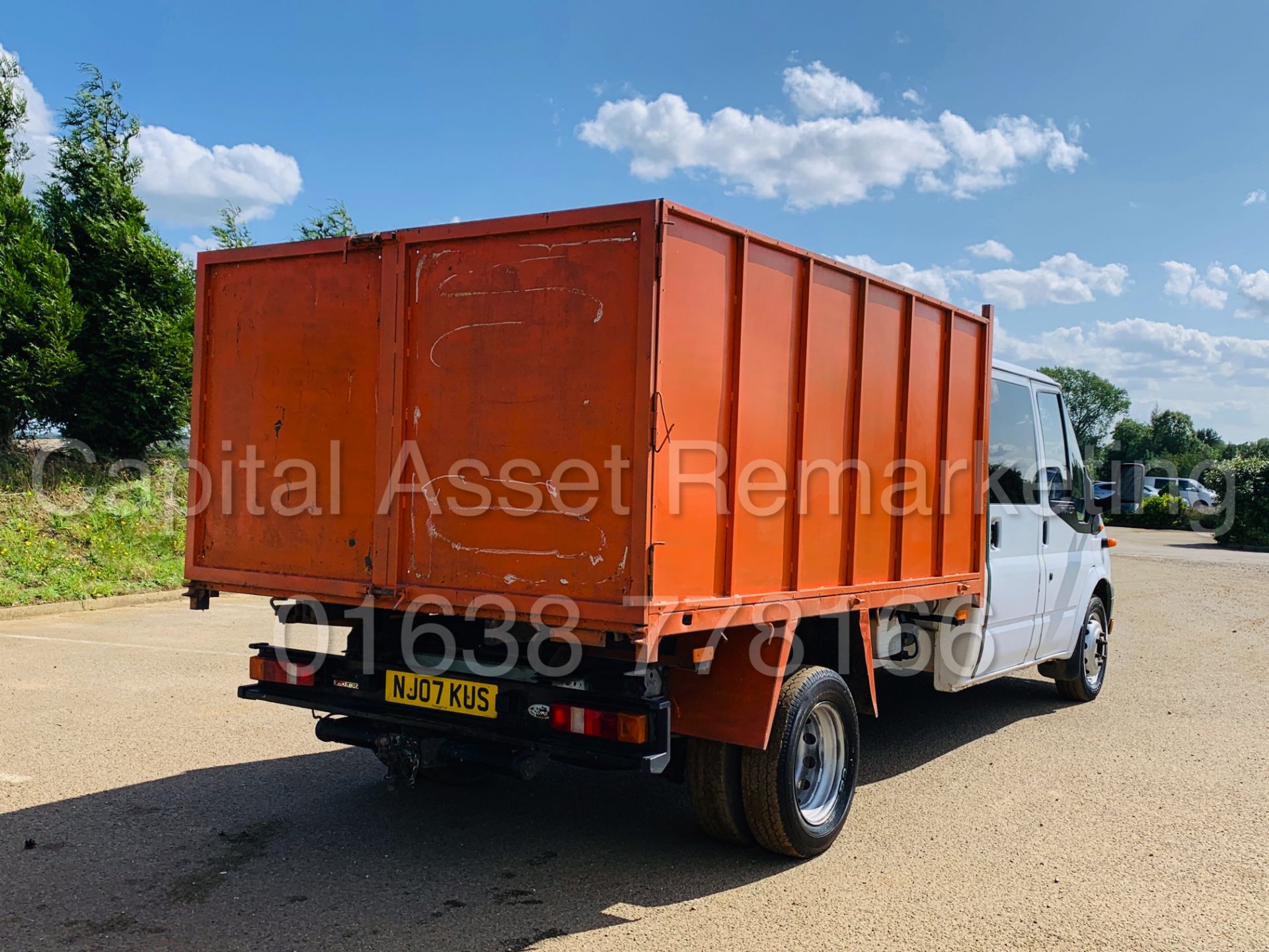 FORD TRANSIT 100 T350L RWD *6 SEATER D/CAB TIPPER* (2007) '2.4 TDCI - 100 BHP - 5 SPEED' (NO VAT) - Image 19 of 39