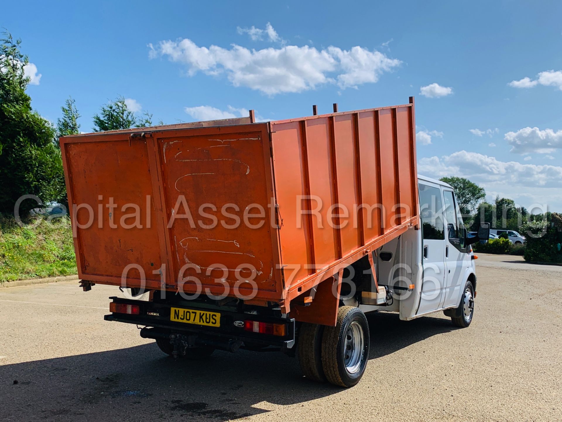 FORD TRANSIT 100 T350L RWD *6 SEATER D/CAB TIPPER* (2007) '2.4 TDCI - 100 BHP - 5 SPEED' (NO VAT) - Image 20 of 39