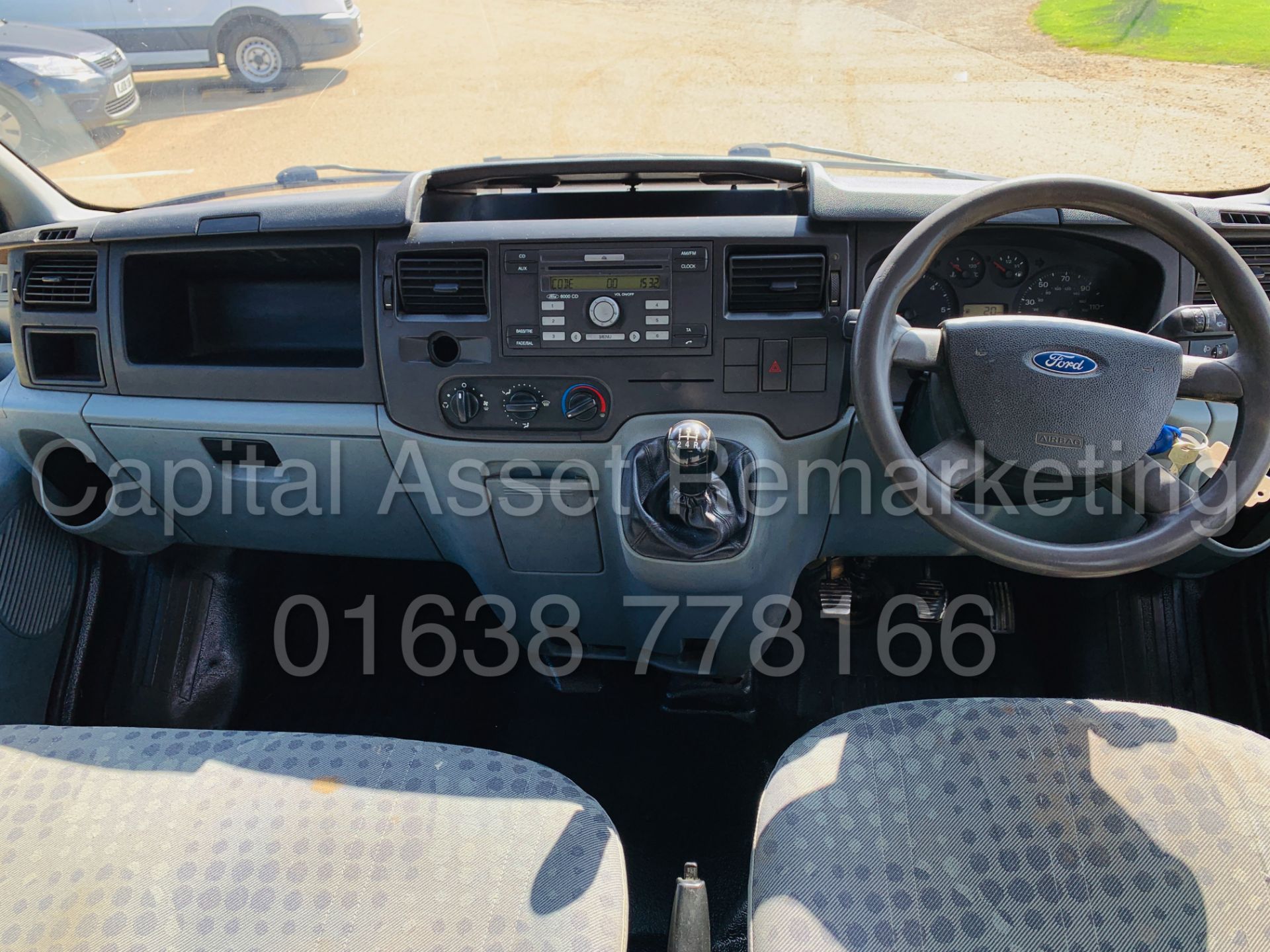 FORD TRANSIT 100 T350L RWD *6 SEATER D/CAB TIPPER* (2007) '2.4 TDCI - 100 BHP - 5 SPEED' (NO VAT) - Image 28 of 39