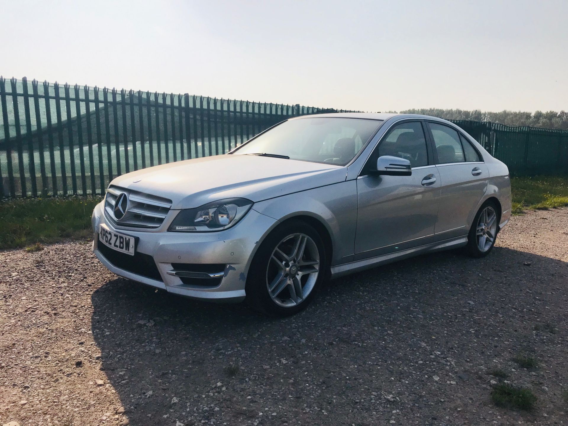 (ON SALE) MERCEDES C220CDI "AMG SPORT" AUTO - 2013 MODEL - LEATHER - SAT NAV - HUGE SPEC - NO VAT - Image 3 of 15