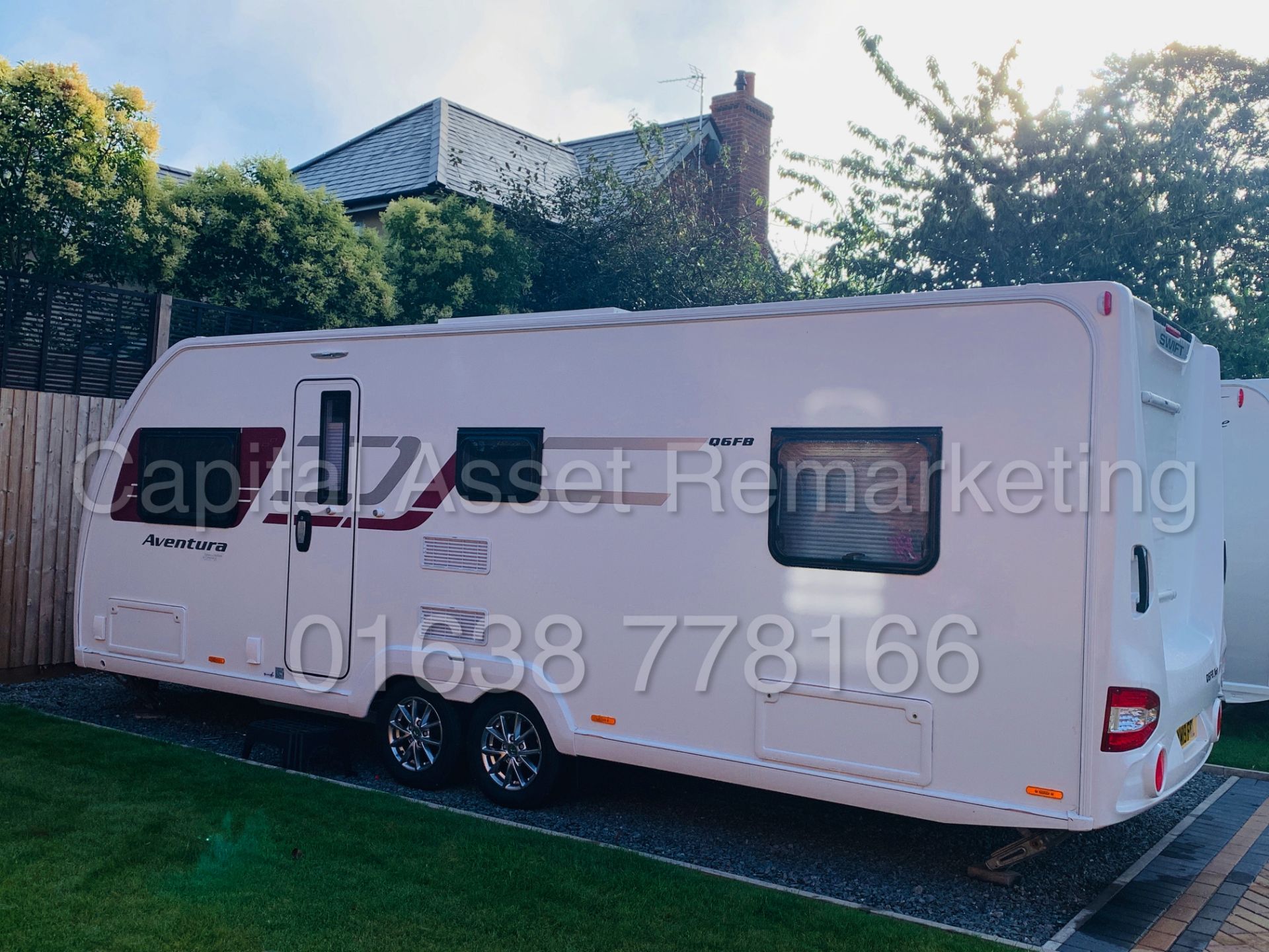 (On Sale) SWIFT AVENTURA Q6FB *6 BERTH LUXURY TOURING CARAVAN* 'DIAMOND PACKAGE - END BEDROOM' LOOK!