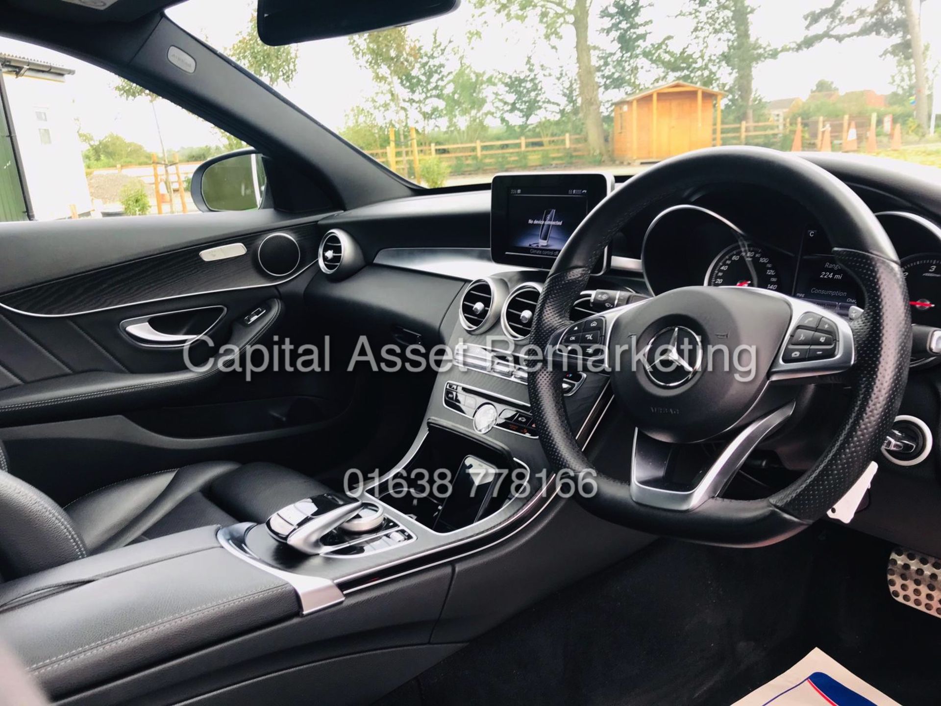 (ON SALE) MERCEDES C220d "AMG LINE" 9 G TRONIC AUTO (2018 MODEL) 1 OWNER - ONLY 28K MILES-HUGE SPEC - Image 11 of 28