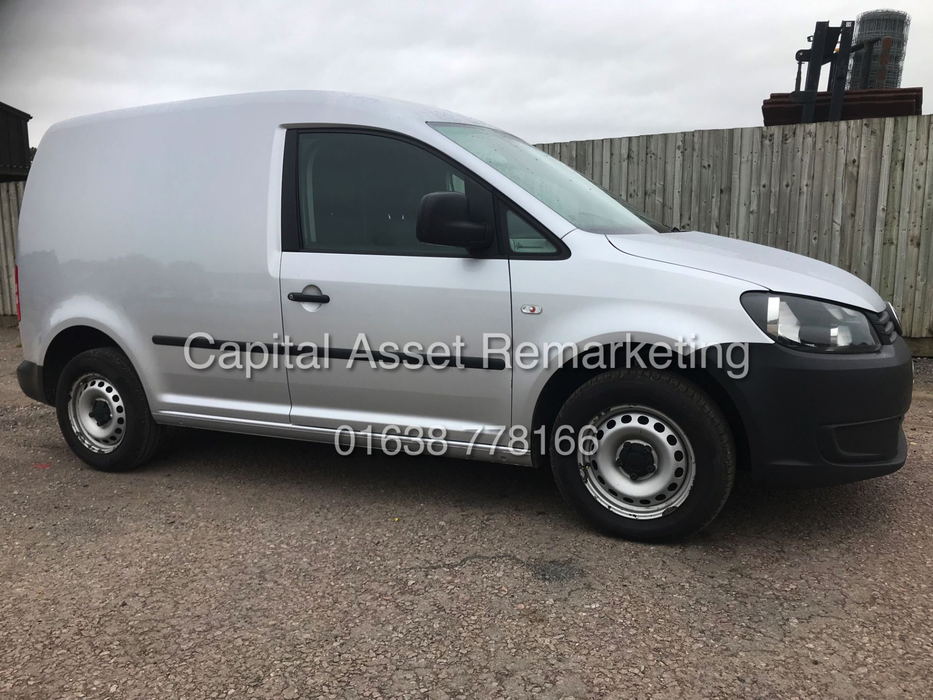 VOLKSWAGEN CADDY C20 1.6TDI (15 REG) *AIR CON* ELEC PACK - SILVER - SIDE LOADING DOOR