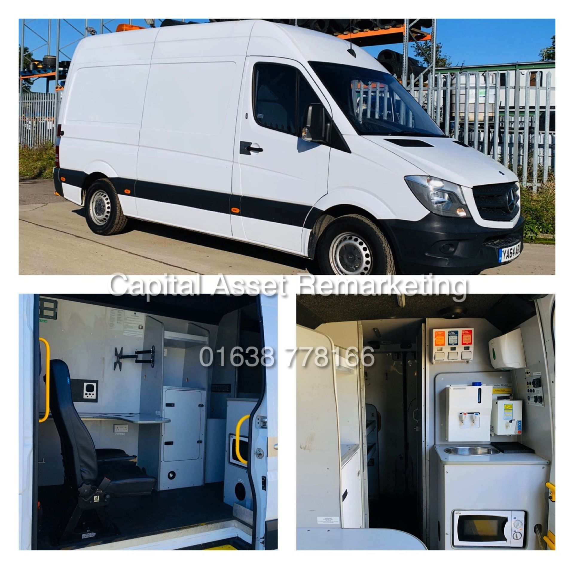 MERCEDES SPRINTER 313CDI MWB / HI TOP (2015) 5 SEATER MESSING / WELFARE UNIT - 1 OWNER *RARE*