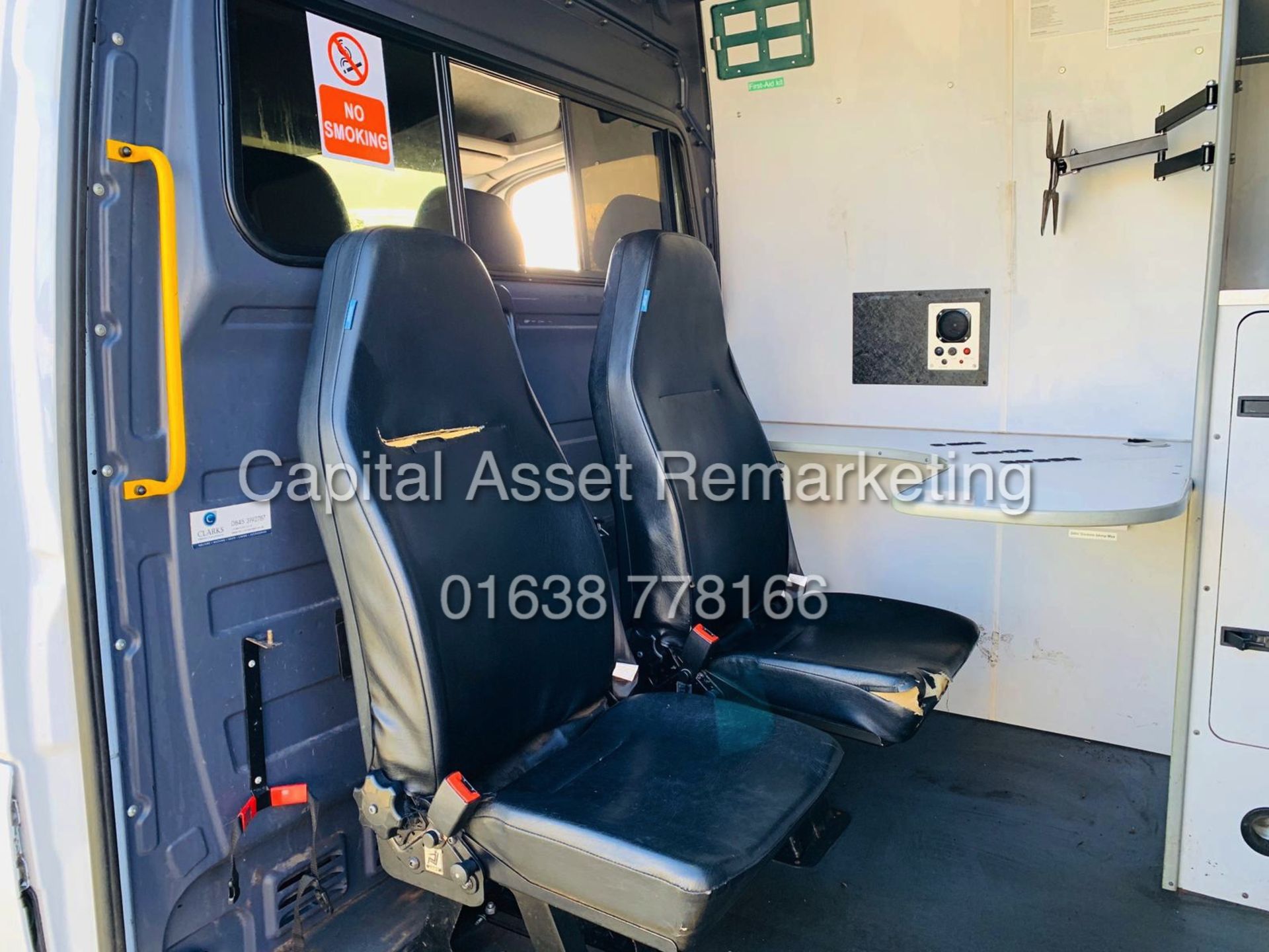 MERCEDES SPRINTER 313CDI MWB / HI TOP (2015) 5 SEATER MESSING / WELFARE UNIT - 1 OWNER *RARE* - Image 42 of 47