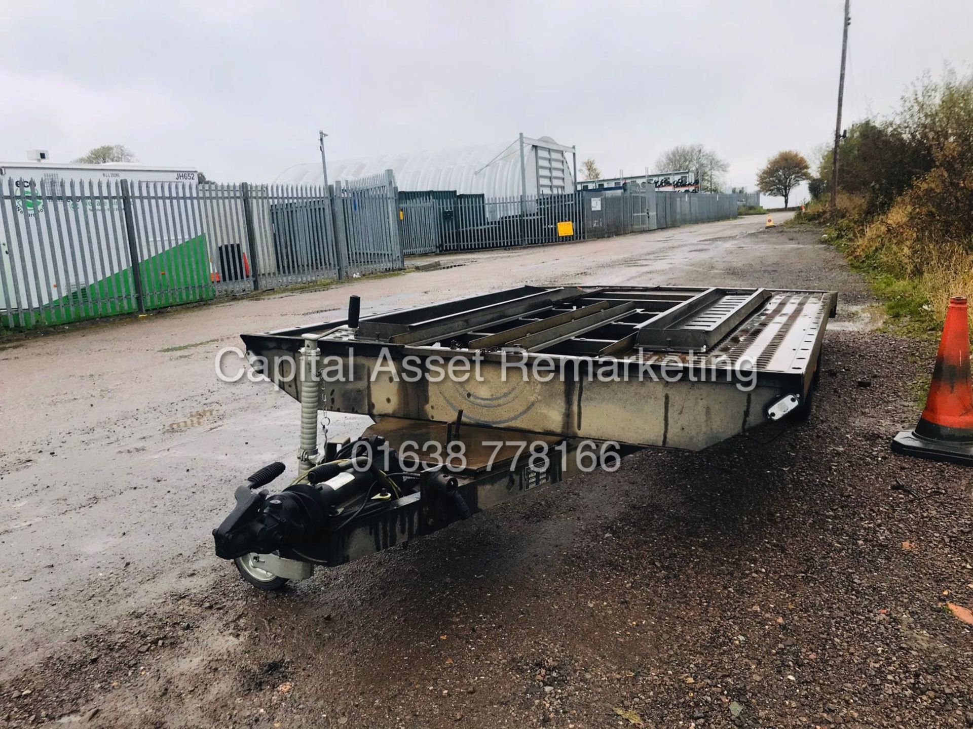 BRIAN JAMES TYPE "PRG" 17 FOOT RECOVERY TRAILER / CAR TRANSPORTER- RAMPS - DOUBLE AXEL - NO VAT !!! - Image 7 of 7