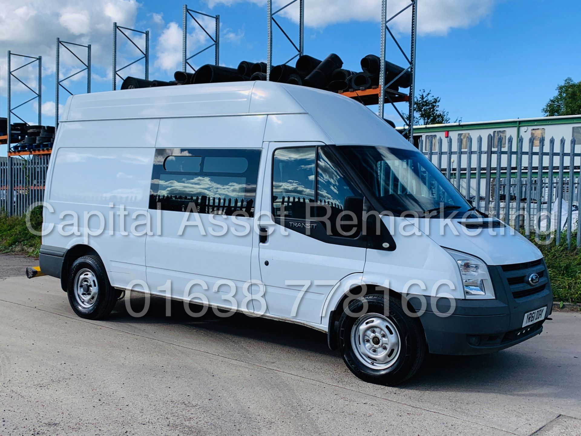 (On Sale) FORD TRANSIT T350 *LWB-MESSING UNIT* (61 REG) '2.4 TDCI -6 SPEED' *61,000 MILES* (1 OWNER)