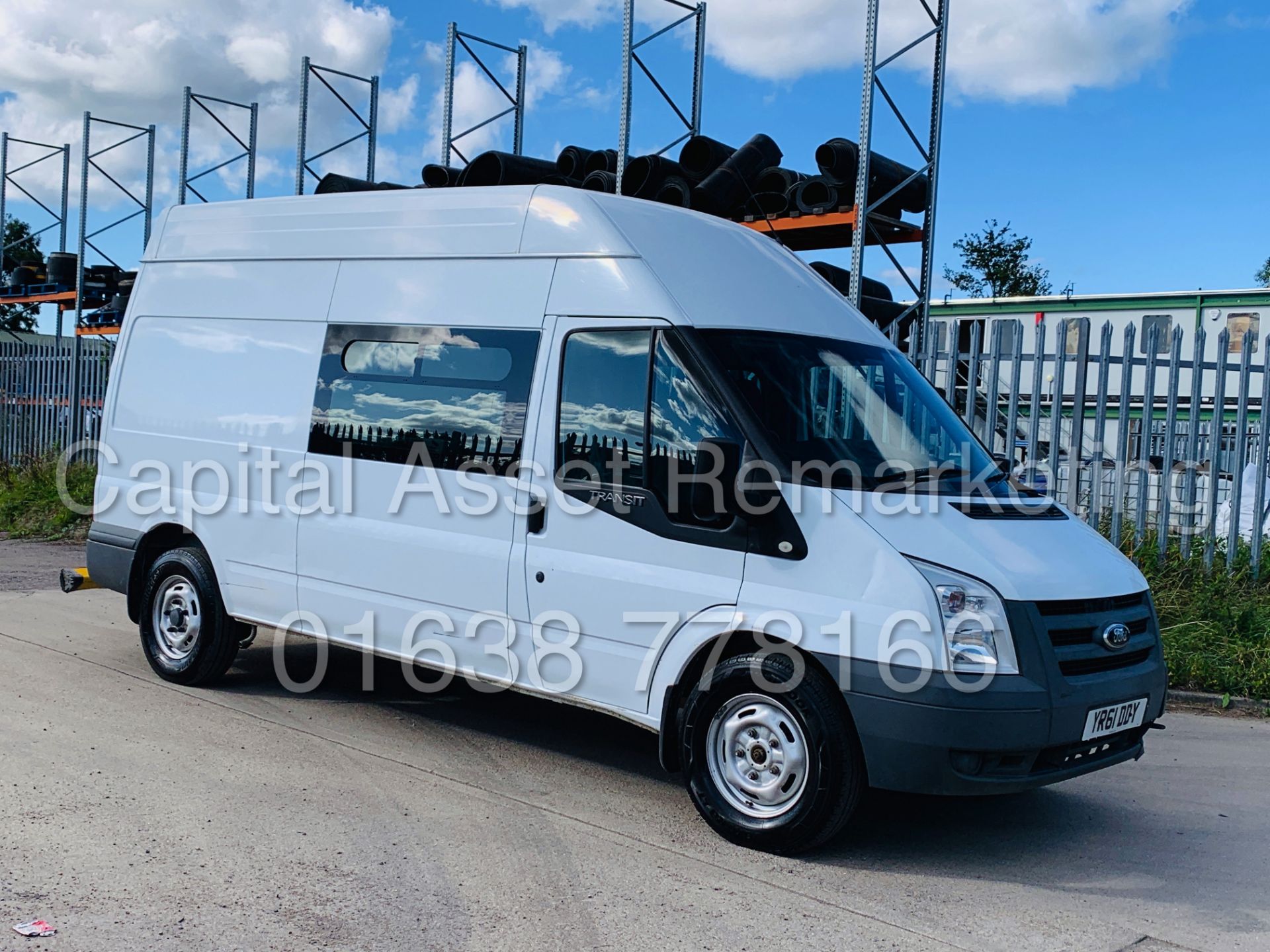 (On Sale) FORD TRANSIT T350 *LWB-MESSING UNIT* (61 REG) '2.4 TDCI -6 SPEED' *61,000 MILES* (1 OWNER) - Image 2 of 44