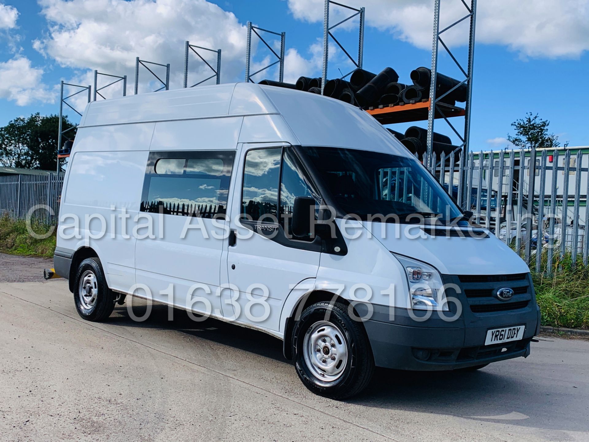 (On Sale) FORD TRANSIT T350 *LWB-MESSING UNIT* (61 REG) '2.4 TDCI -6 SPEED' *61,000 MILES* (1 OWNER) - Image 3 of 44