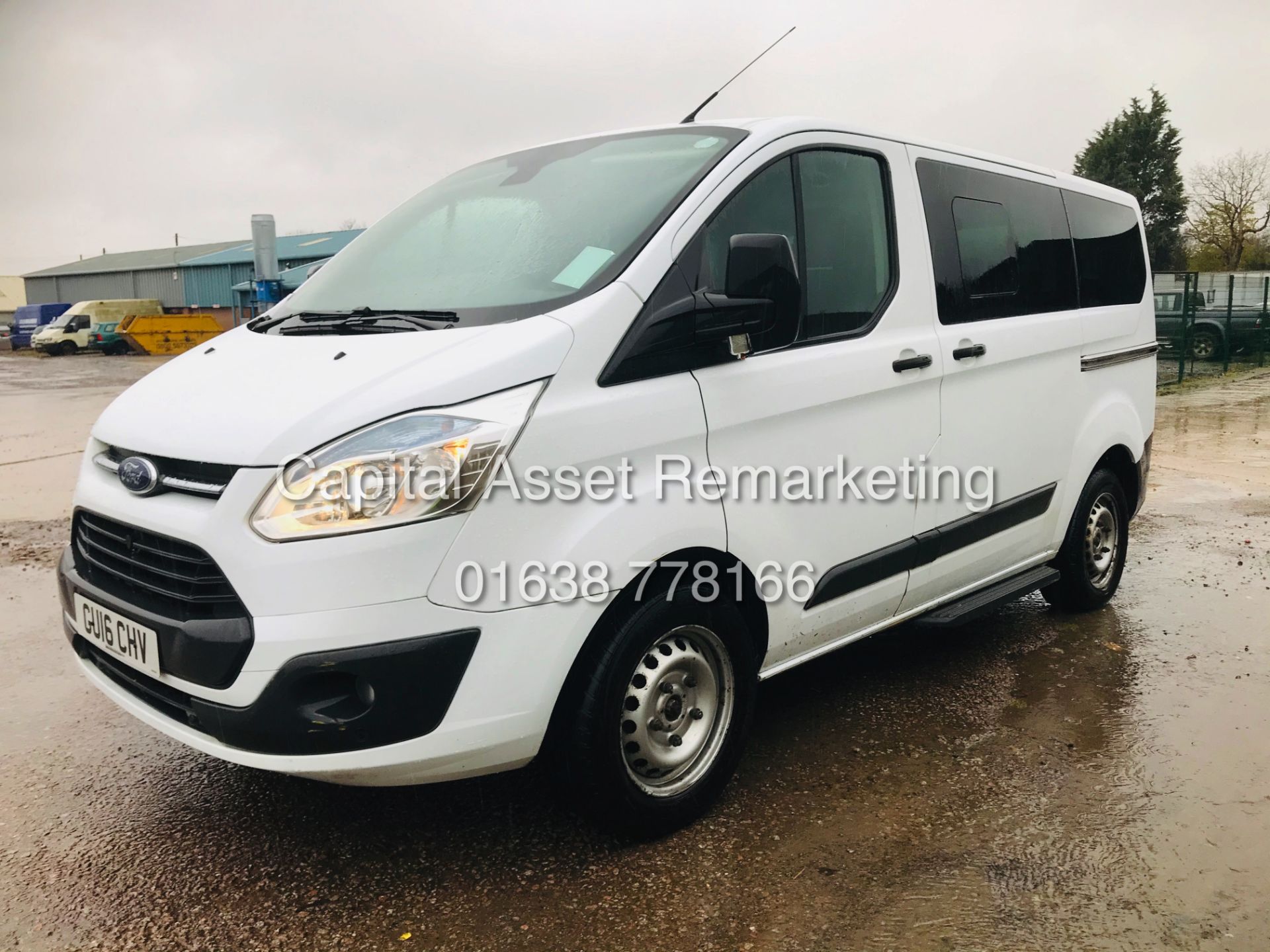 FORD CUSTOM "TOURNEO - TREND" 9 SEATER MINIBUS (16 REG) E-TEC STOP / START - 1 OWNER FSH *AIR CON* - Bild 2 aus 23