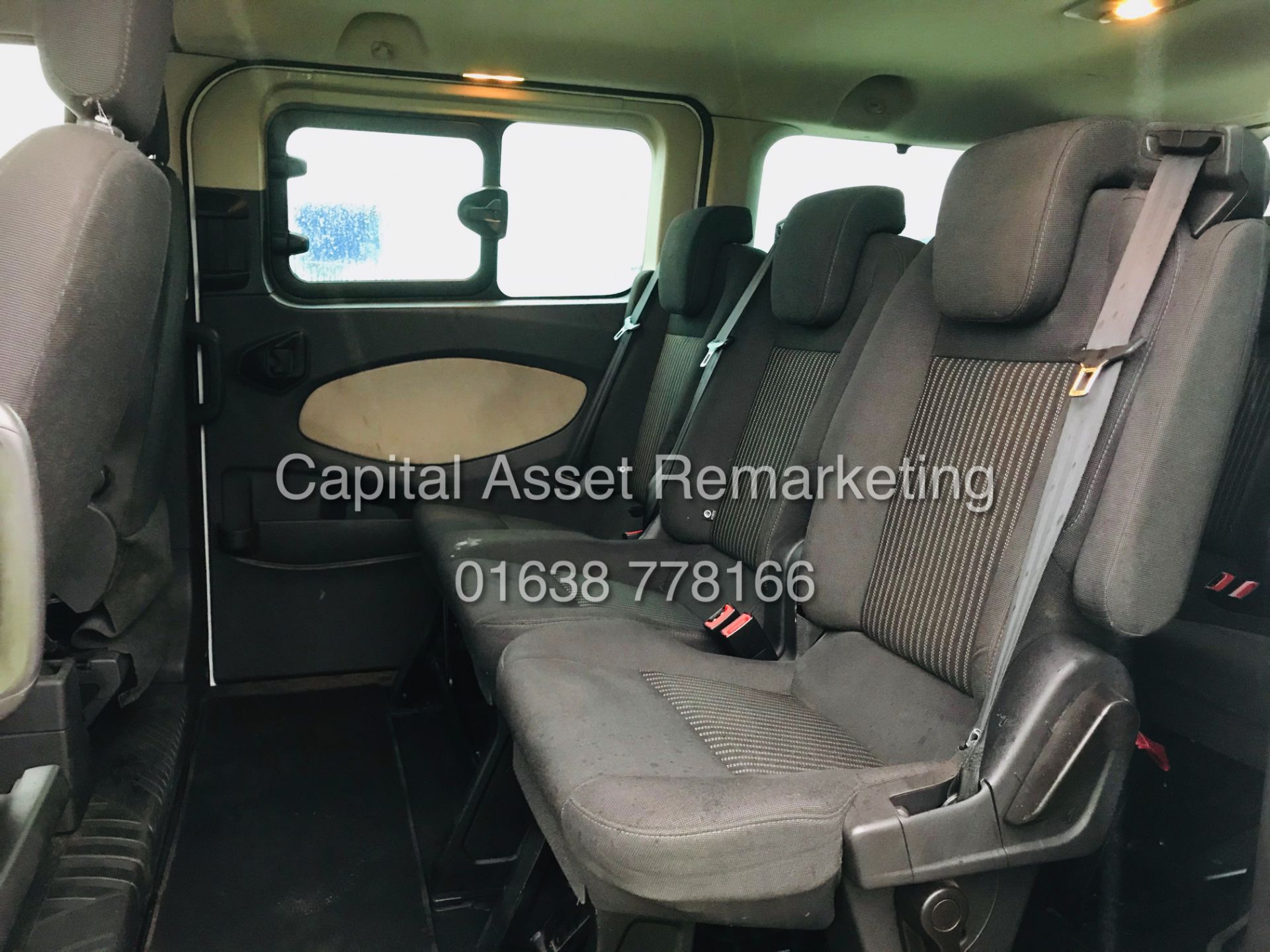 FORD TRANSIT CUSTOM "TOURNEO" TDCI 9 SEATER MPV / MINIBUS - 16 REG - 1 OWNER - FSH - AIR CON - LOOK! - Image 14 of 28