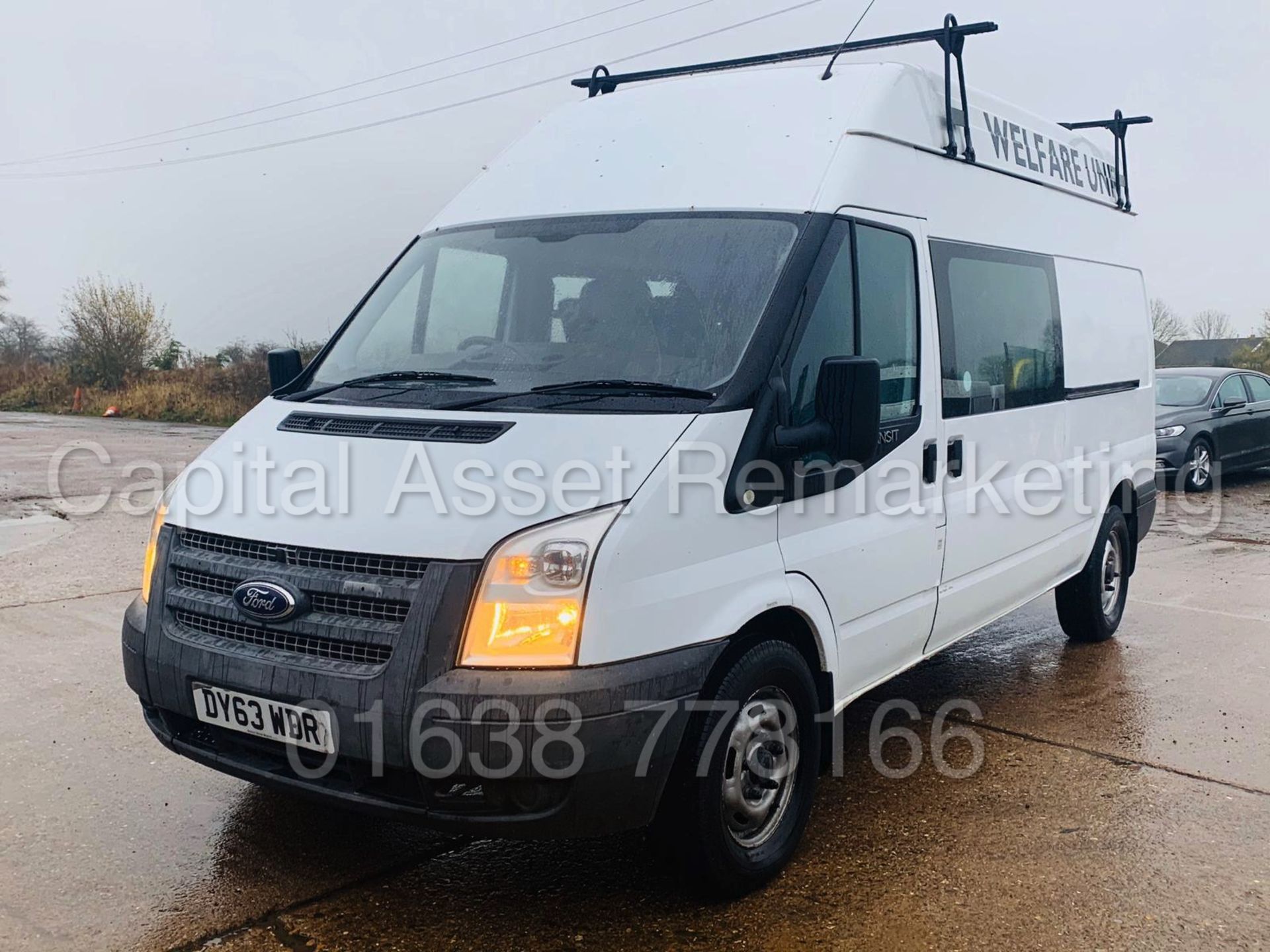 FORD TRANSIT T350 *LWB - 7 SEATER MESSING UNIT* (2014 MODEL) '2.4 TDCI - 6 SPEED' (1 OWNER) *TOILET* - Image 2 of 30