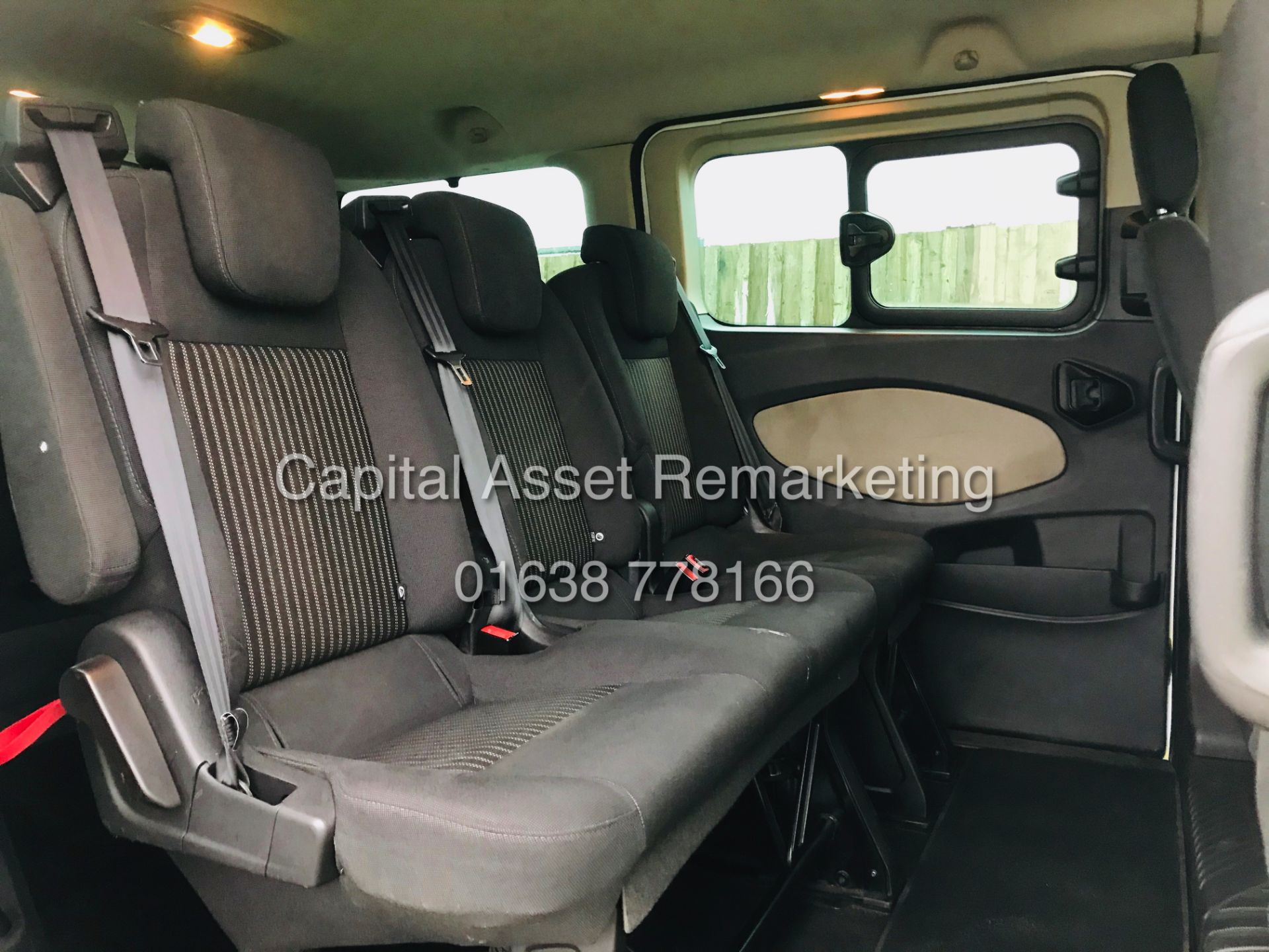 FORD TRANSIT CUSTOM "TOURNEO" TDCI 9 SEATER MPV / MINIBUS - 16 REG - 1 OWNER - FSH - AIR CON - LOOK! - Image 11 of 28