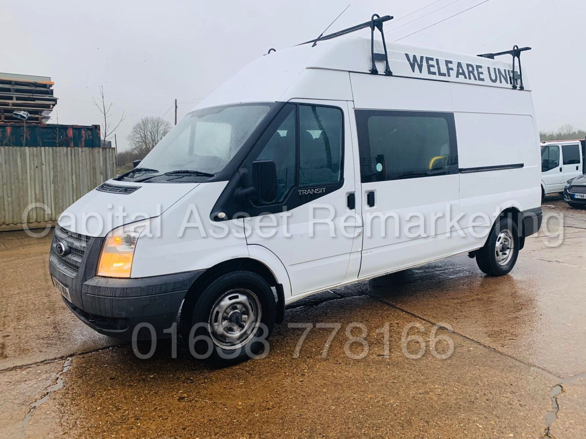 FORD TRANSIT T350 *LWB - 7 SEATER MESSING UNIT* (2014 MODEL) '2.4 TDCI - 6 SPEED' (1 OWNER) *TOILET*