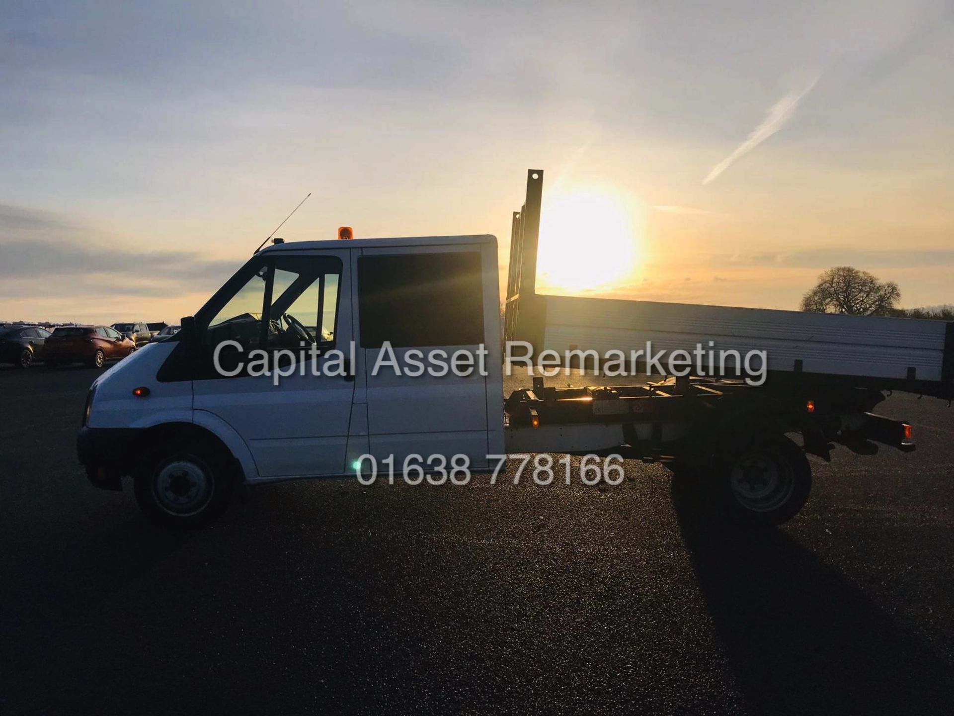 FORD TRANSIT 2.2TDCI "125 - 6 SPEED" T350 RWD "TIPPER" D/C (12 REG) ELEC PACK - 6 SEATER - 3500KG - Image 8 of 19