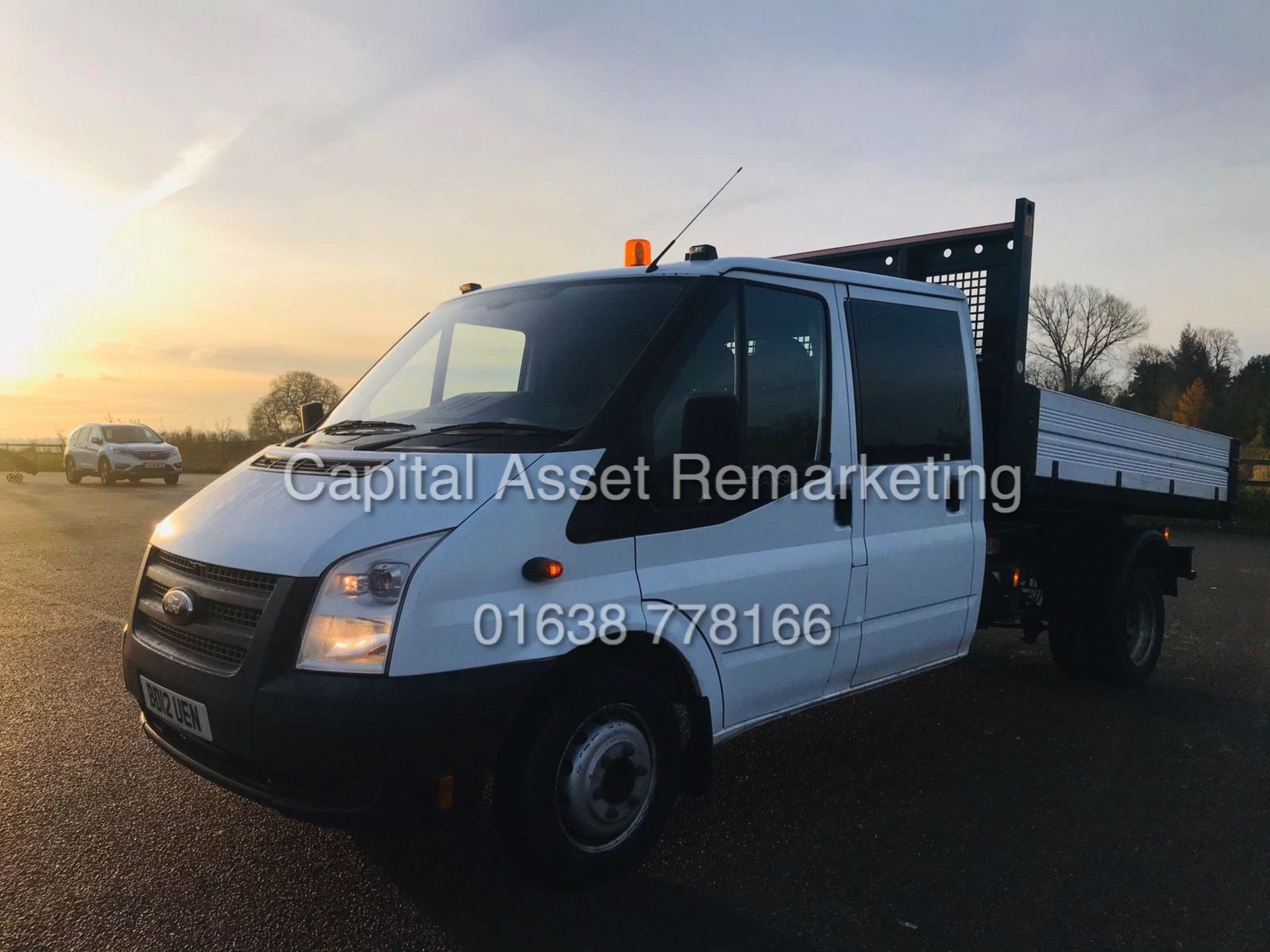 FORD TRANSIT 2.2TDCI "125 - 6 SPEED" T350 RWD "TIPPER" D/C (12 REG) ELEC PACK - 6 SEATER - 3500KG - Image 4 of 19