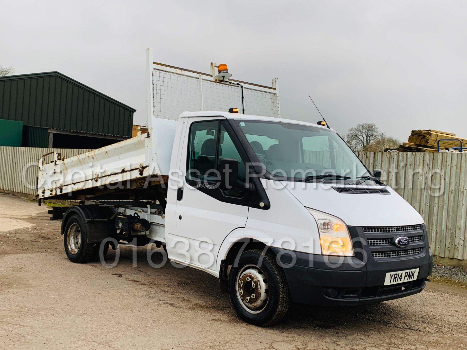 FORD TRANSIT 100 T350L RWD *SINGLE CAB - TIPPER TRUCK* (2014) '2.2 TDCI -100 BHP- 6 SPEED' (3500 KG) - Image 12 of 37