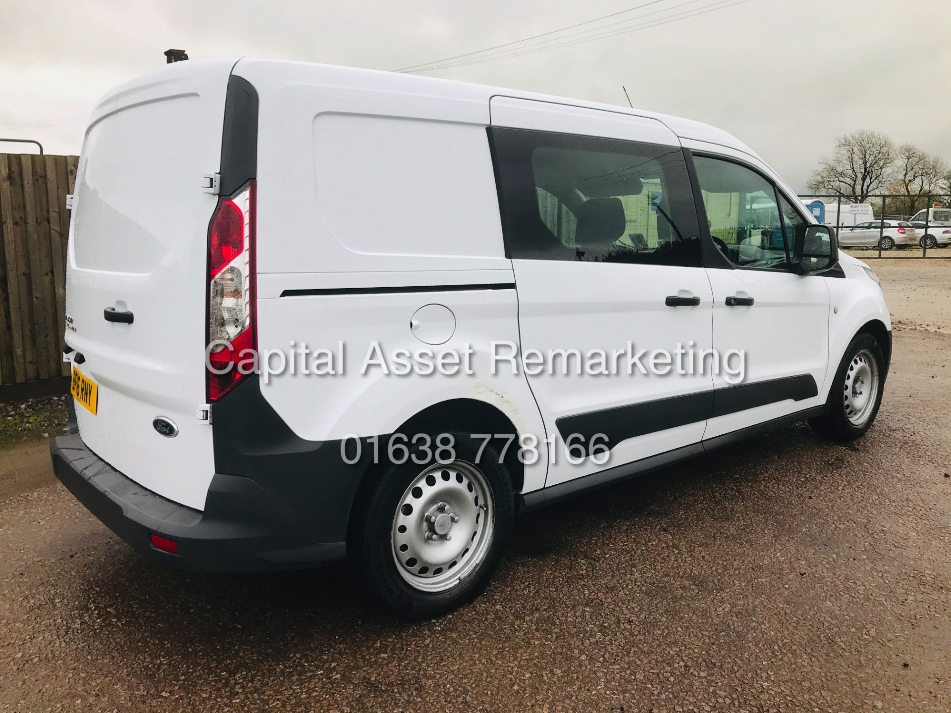 FORD TRANSIT CONNECT 1.6TDCI "5 SEATER DUALINER / COMBI VAN" LWB (16 REG - NEW SHAPE) 1 OWNER FSH - Image 6 of 22