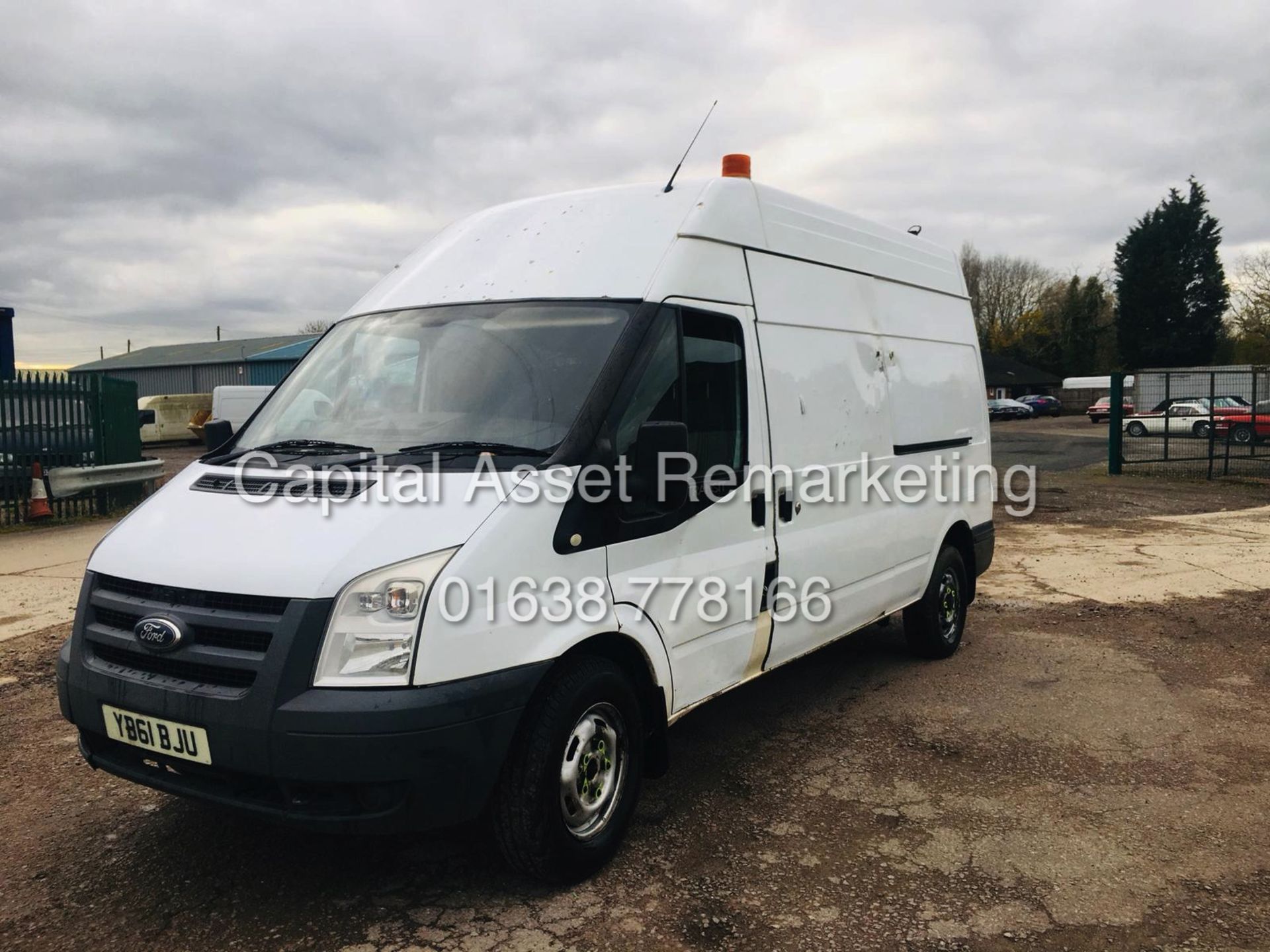 On Sale FORD TRANSIT T350 2.4TDCI (100)LONG WHEEL BASE HIGH ROOF- 2012 REG UTILITIES VAN - NO VAT!!! - Image 2 of 7