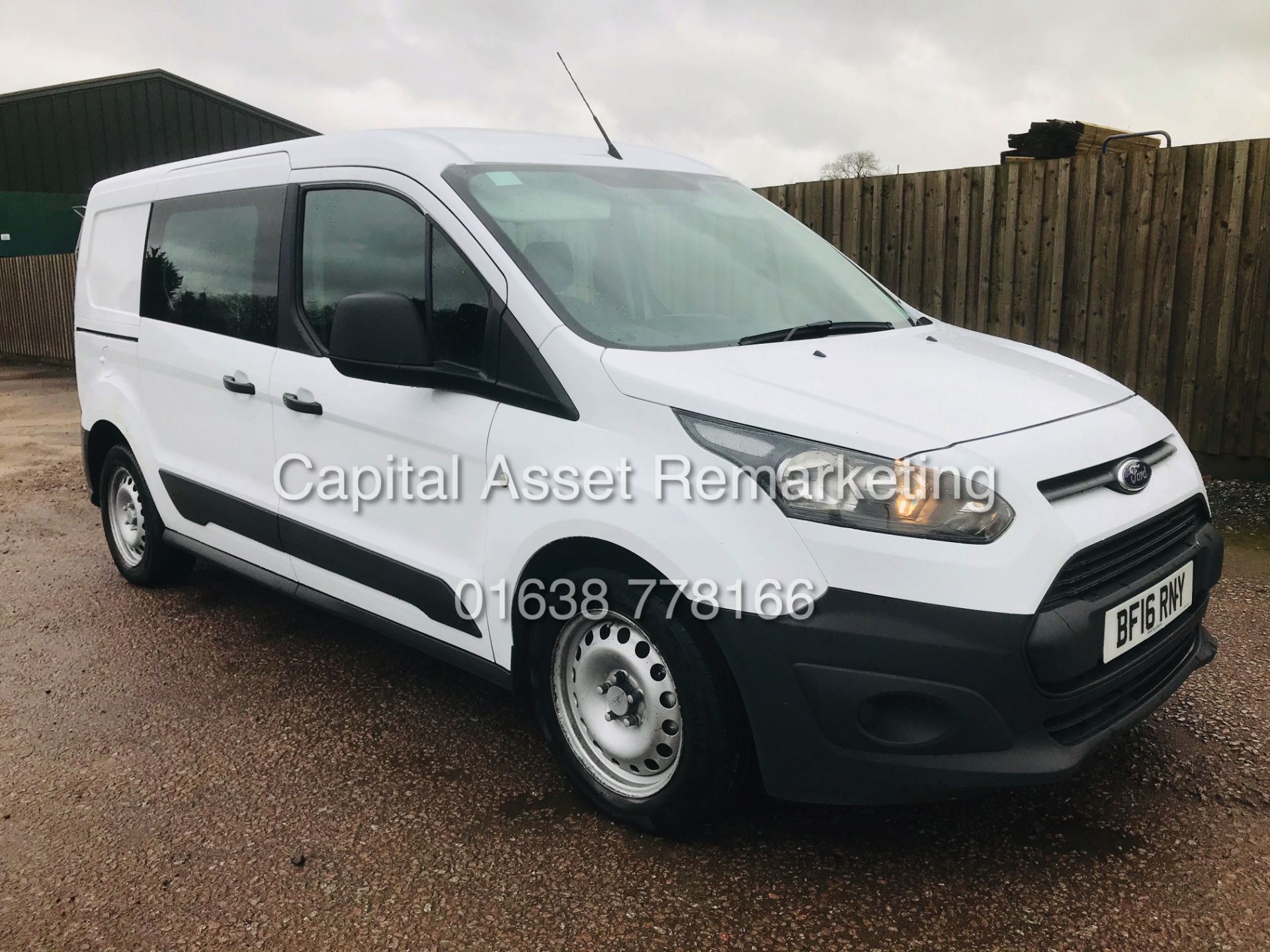 FORD TRANSIT CONNECT 1.6TDCI "5 SEATER DUALINER / COMBI VAN" LWB (16 REG - NEW SHAPE) 1 OWNER FSH - Image 10 of 22