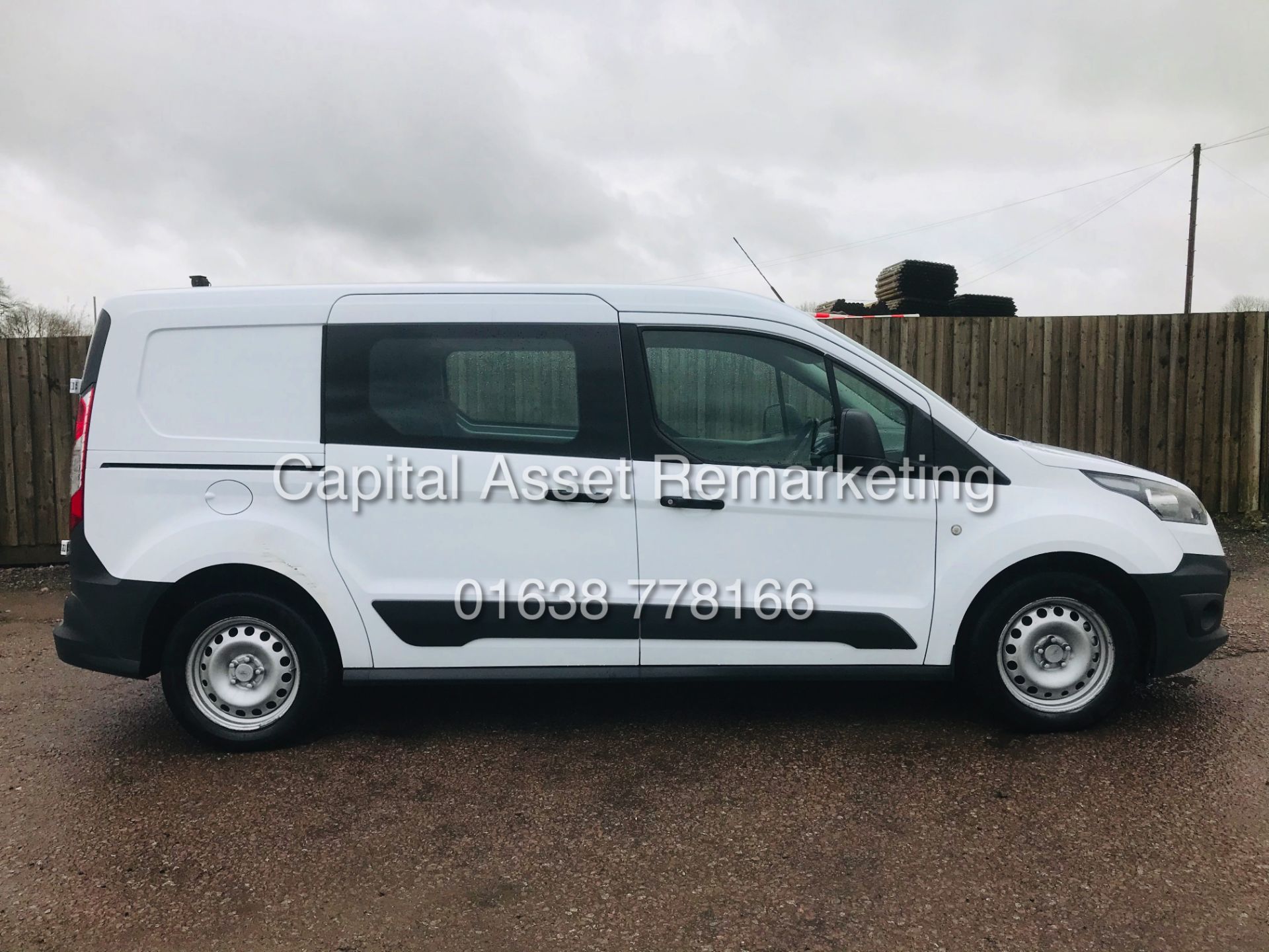 FORD TRANSIT CONNECT 1.6TDCI "5 SEATER DUALINER / COMBI VAN" LWB (16 REG - NEW SHAPE) 1 OWNER FSH - Image 7 of 22