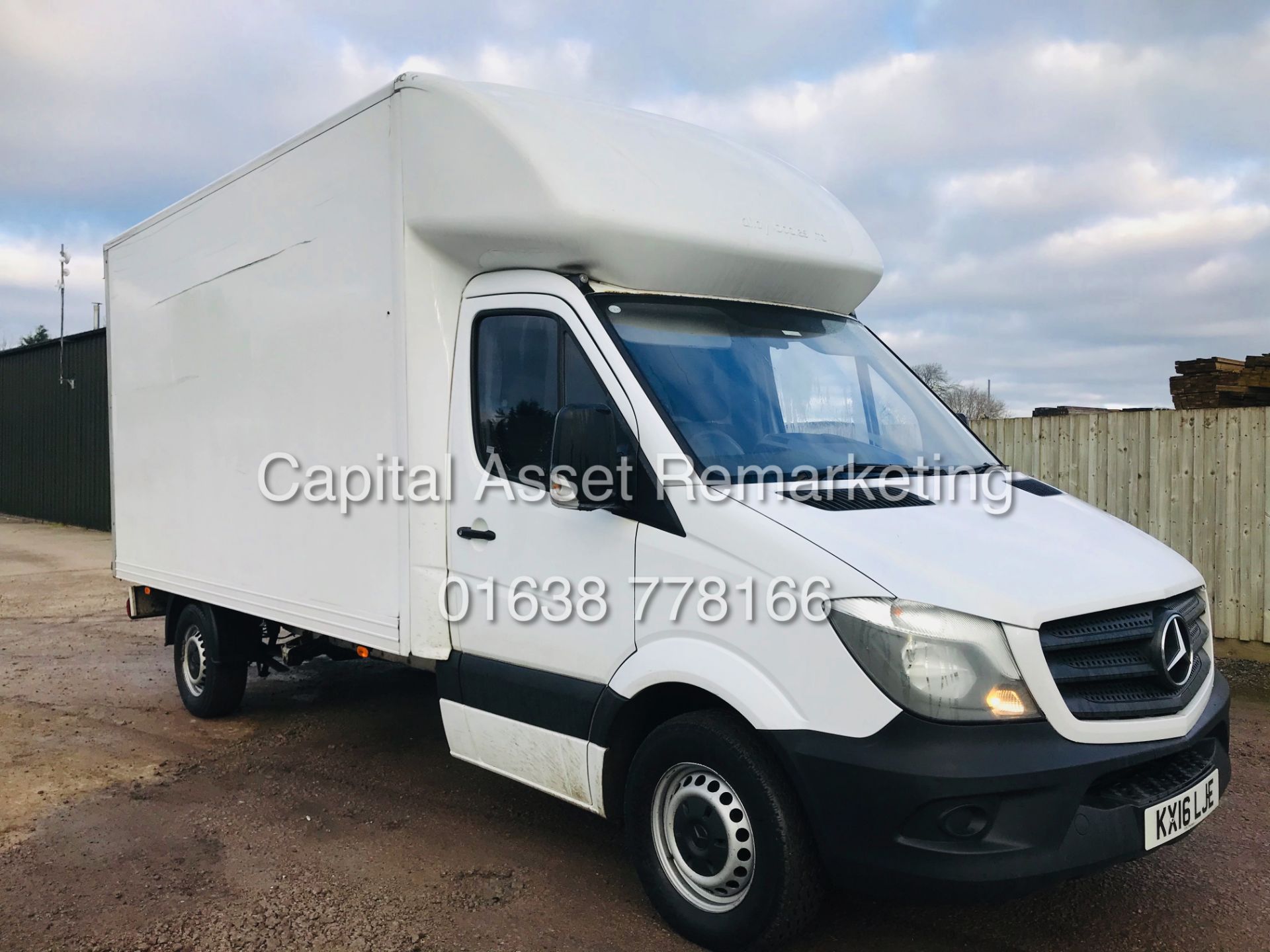 MERCEDES SPRINTER 313CDI "130BHP-6 SPEED 14FT LUTON (16 REG) CRUISE-ELEC PACK-MFSW *IDEAL REMOVALES* - Image 2 of 13