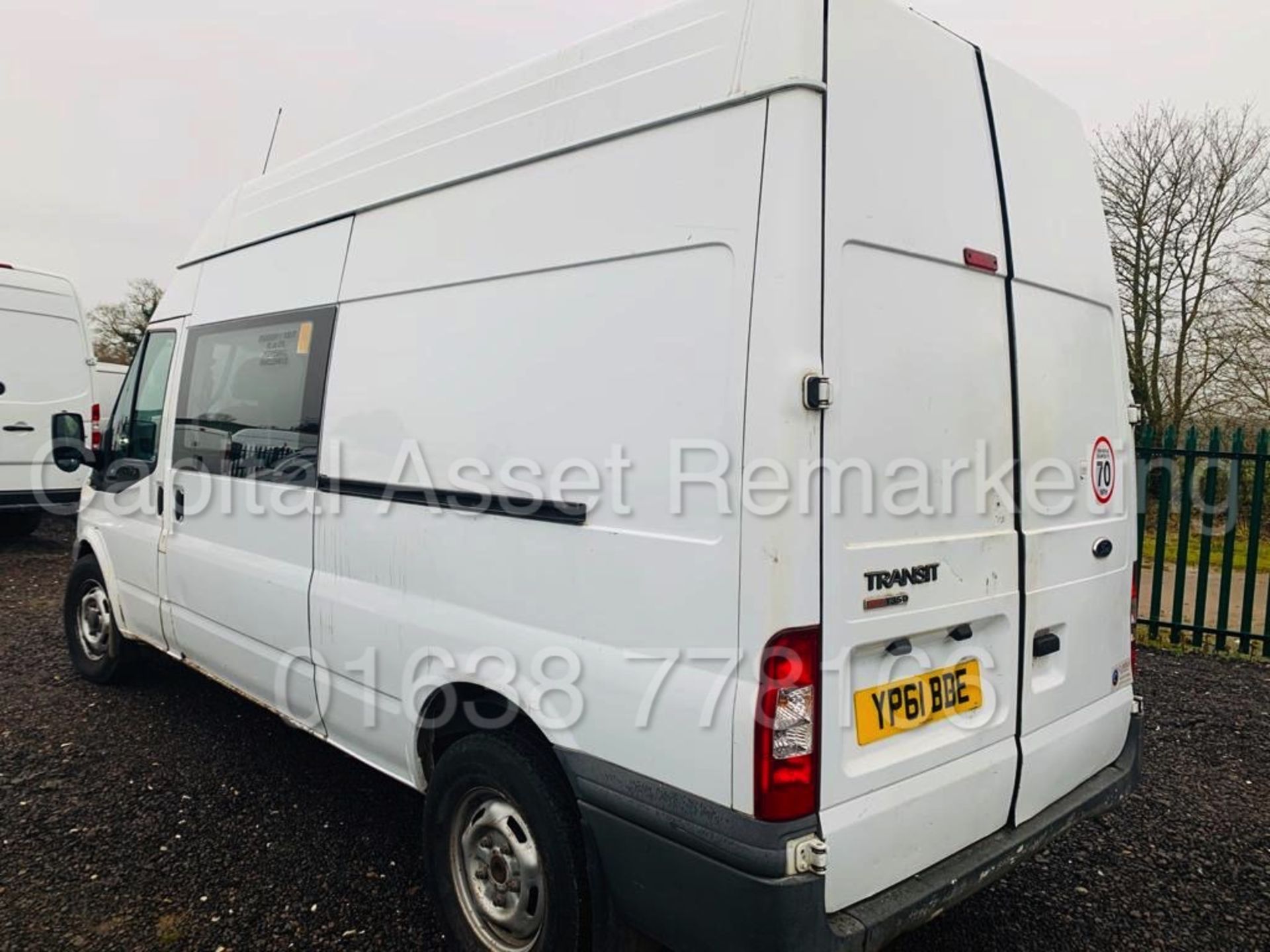 FORD TRANSIT T350 *LWB-MESSING UNIT* (61 REG) '2.4 TDCI -6 SPEED' *61,000 MILES* (1 OWNER) *NO VAT* - Image 3 of 13