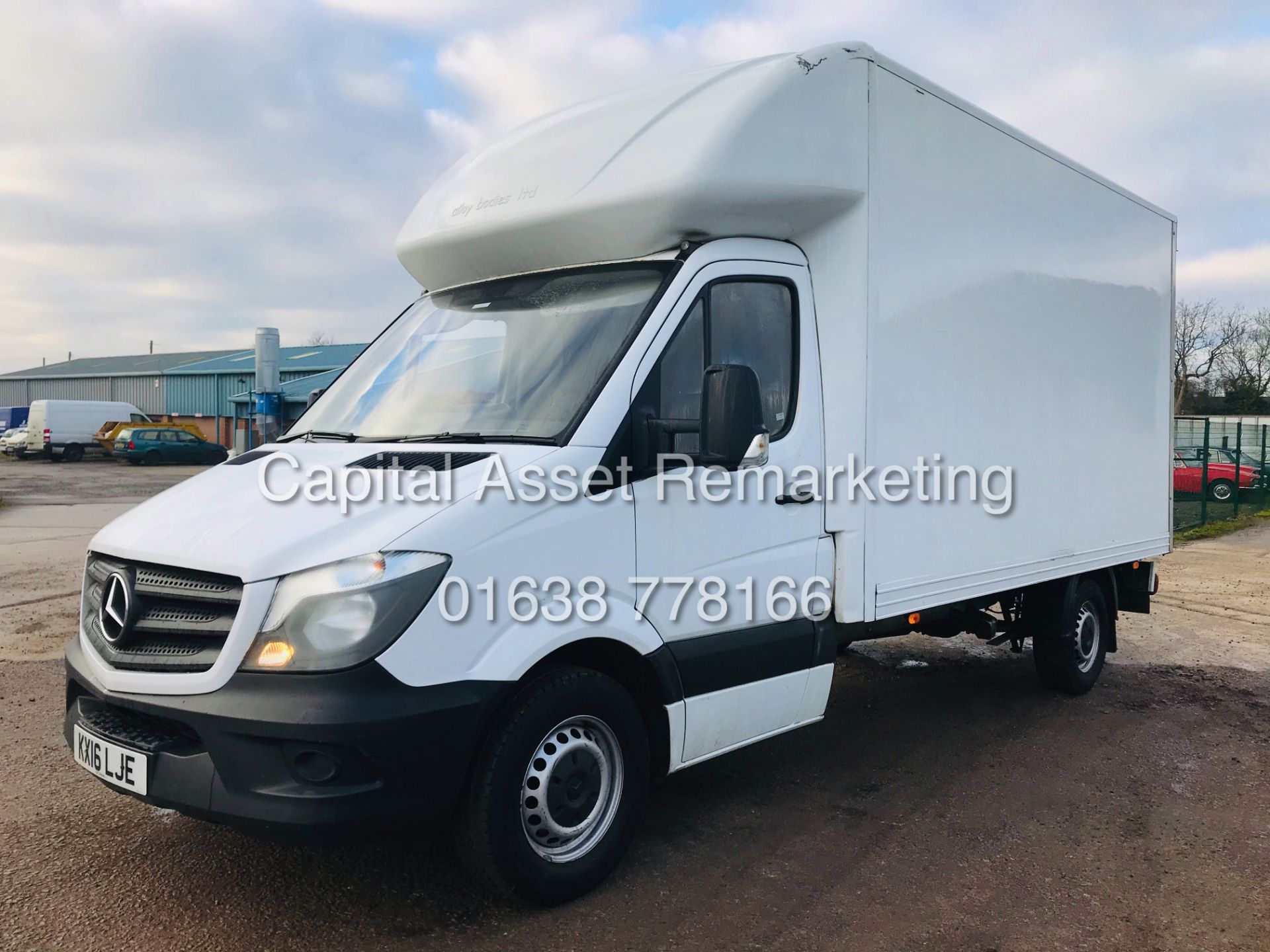 MERCEDES SPRINTER 313CDI "130BHP-6 SPEED 14FT LUTON (16 REG) CRUISE-ELEC PACK-MFSW *IDEAL REMOVALES* - Image 4 of 13