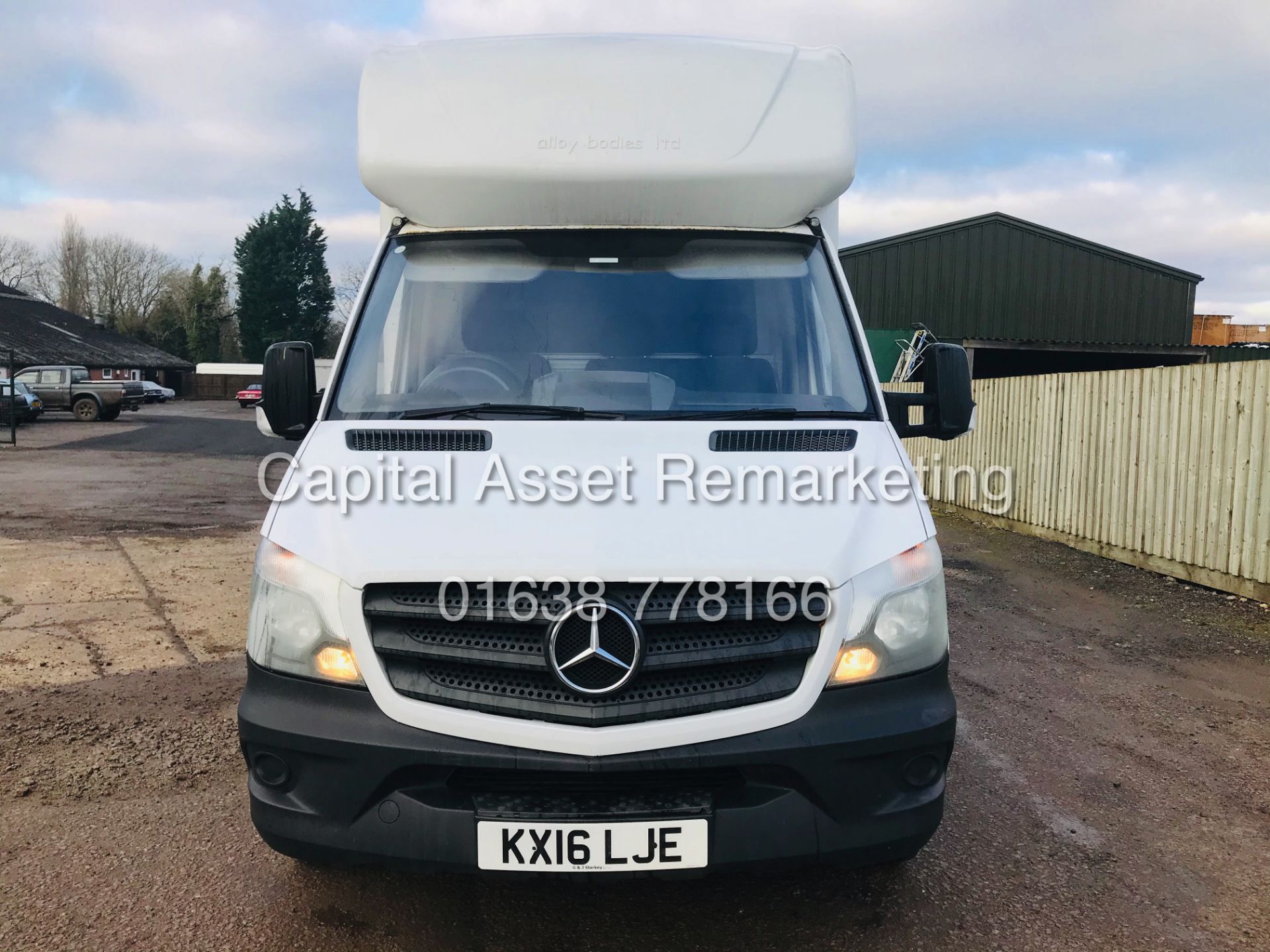 MERCEDES SPRINTER 313CDI "130BHP-6 SPEED 14FT LUTON (16 REG) CRUISE-ELEC PACK-MFSW *IDEAL REMOVALES* - Image 3 of 13