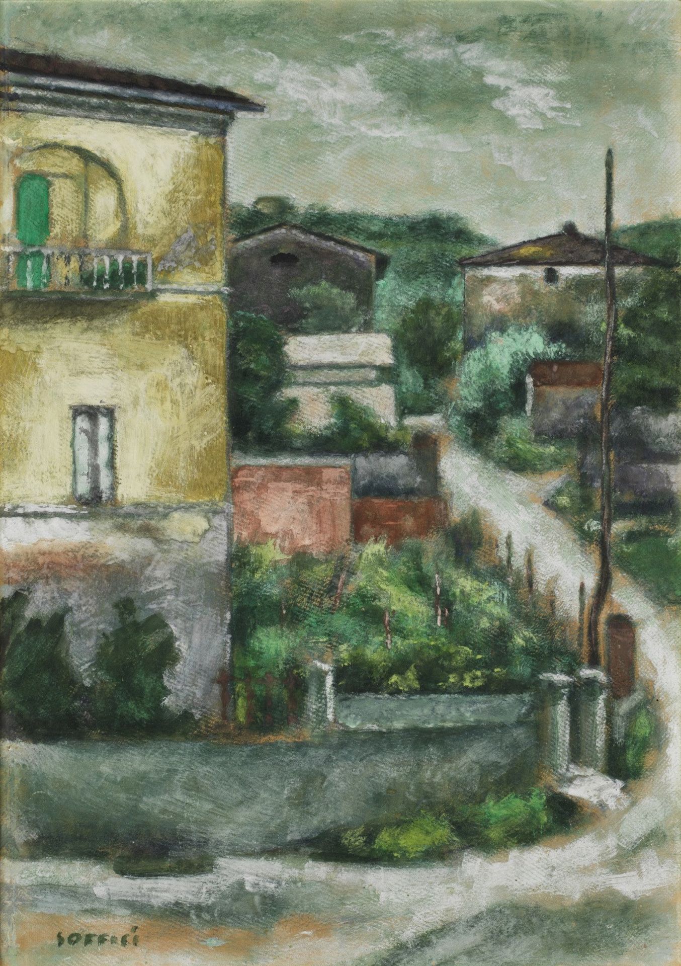 ARDENGO SOFFICI Poggio landscape.