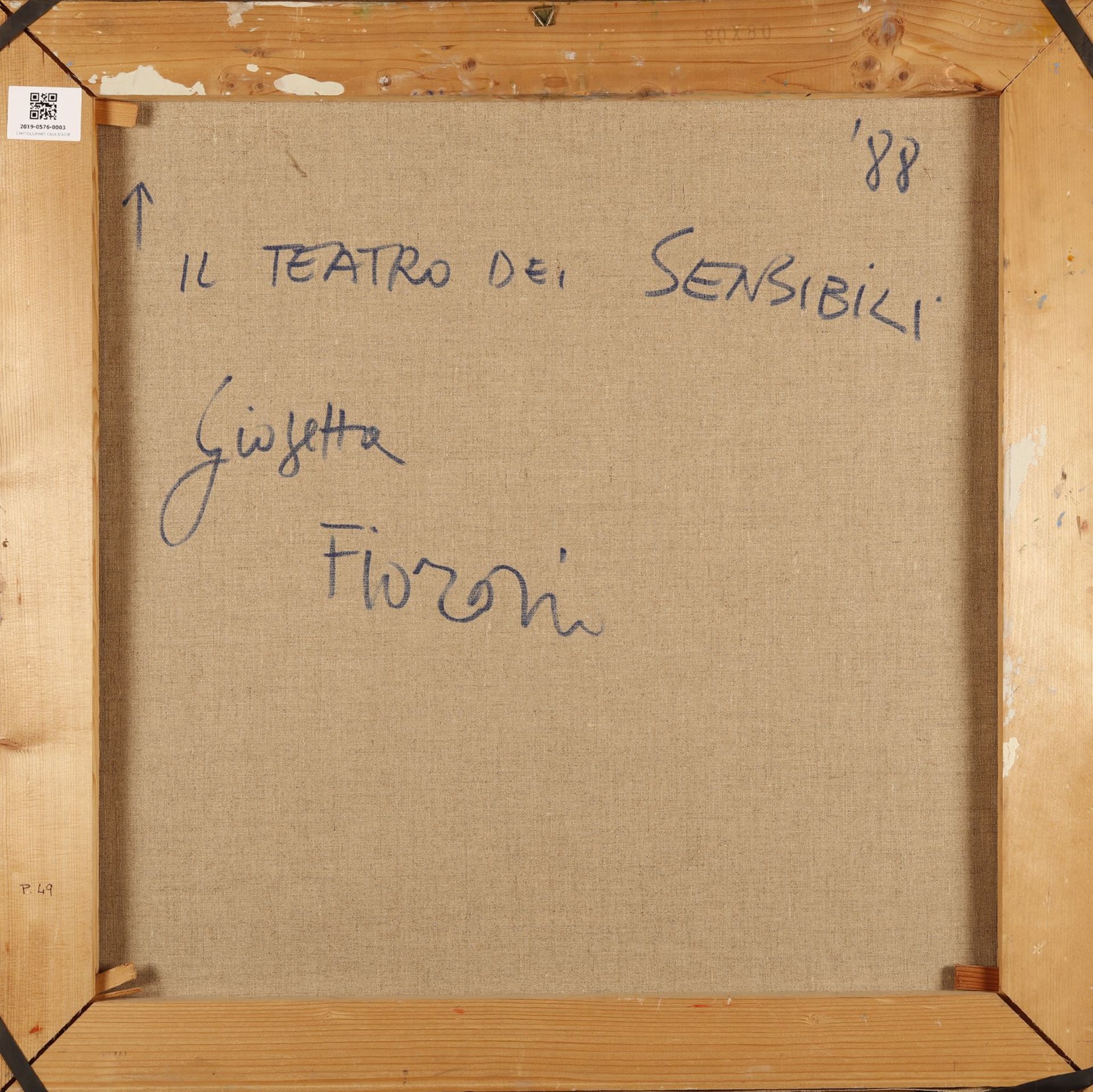 GIOSETTA (n.1932) FIORONI Il teatro dei sensibili. - Bild 2 aus 2