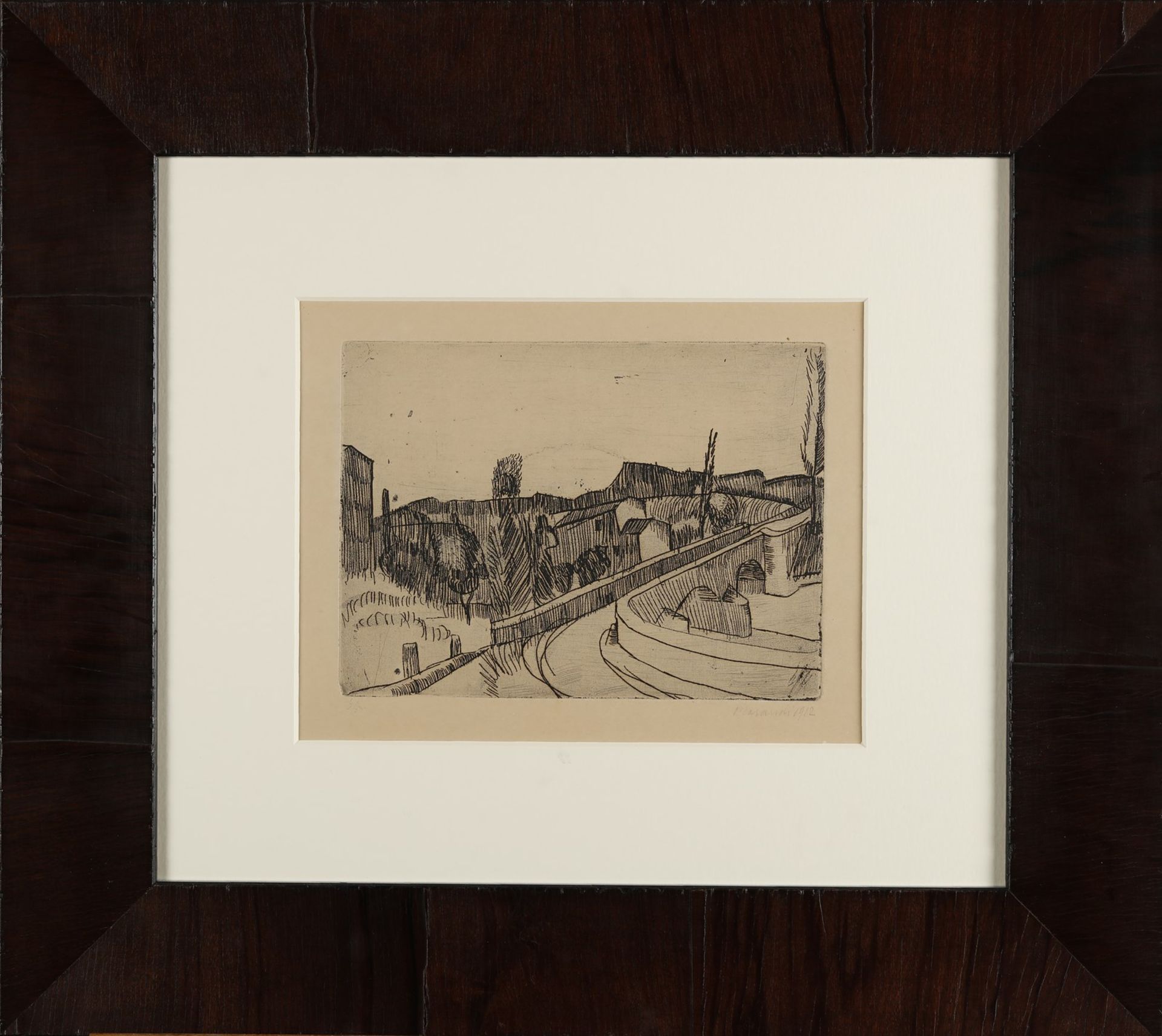 GIORGIO MORANDI Il ponte sul Savena a Bologna.