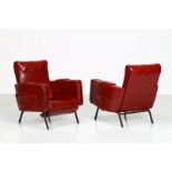 NELLO PINI Pair of armchairs.