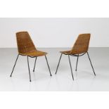 GIAN FRANCO LEGLER Pair of chair.